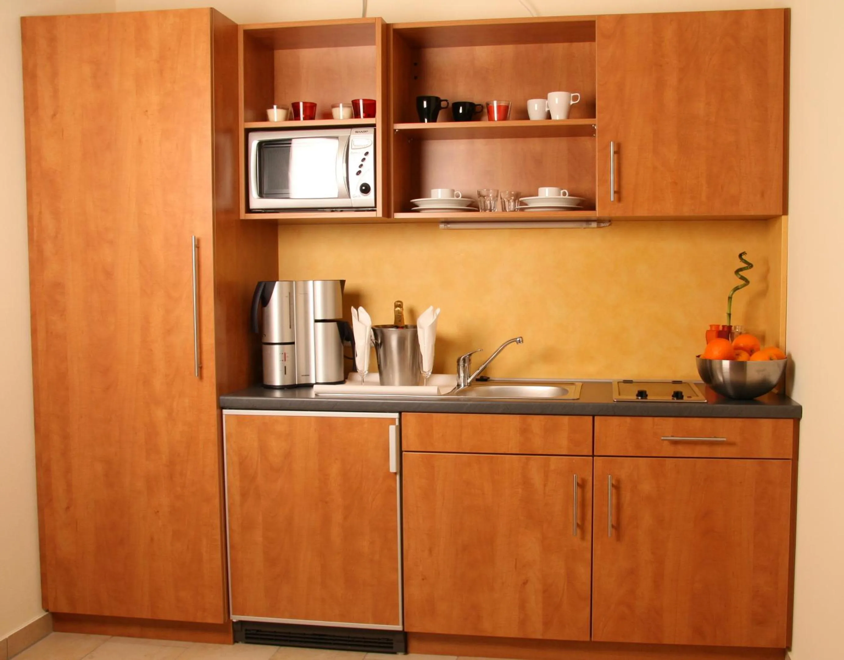 Kitchen or kitchenette in Hotel-von-Heyden