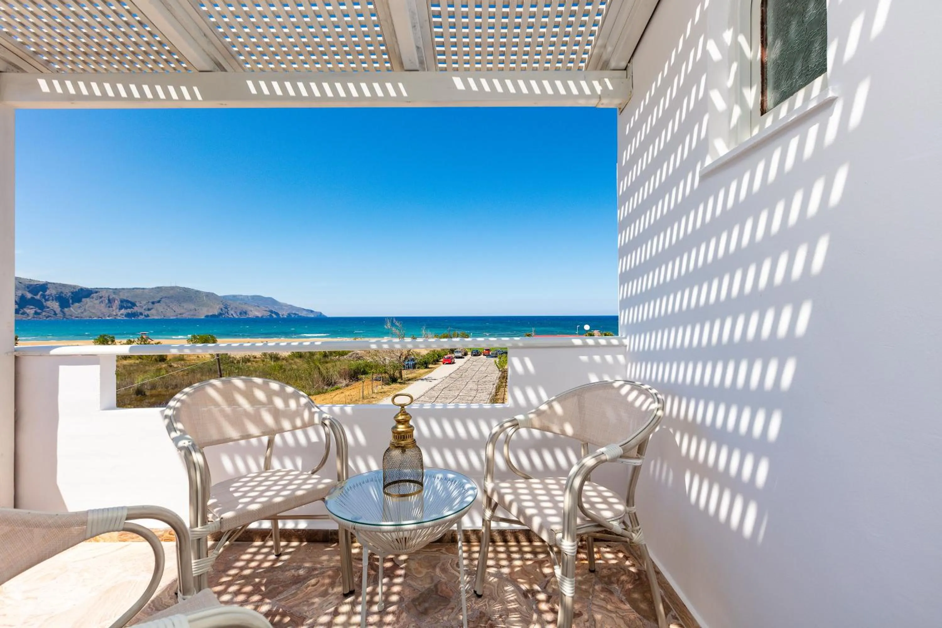 Balcony/Terrace in Pinelopi Beach Suites