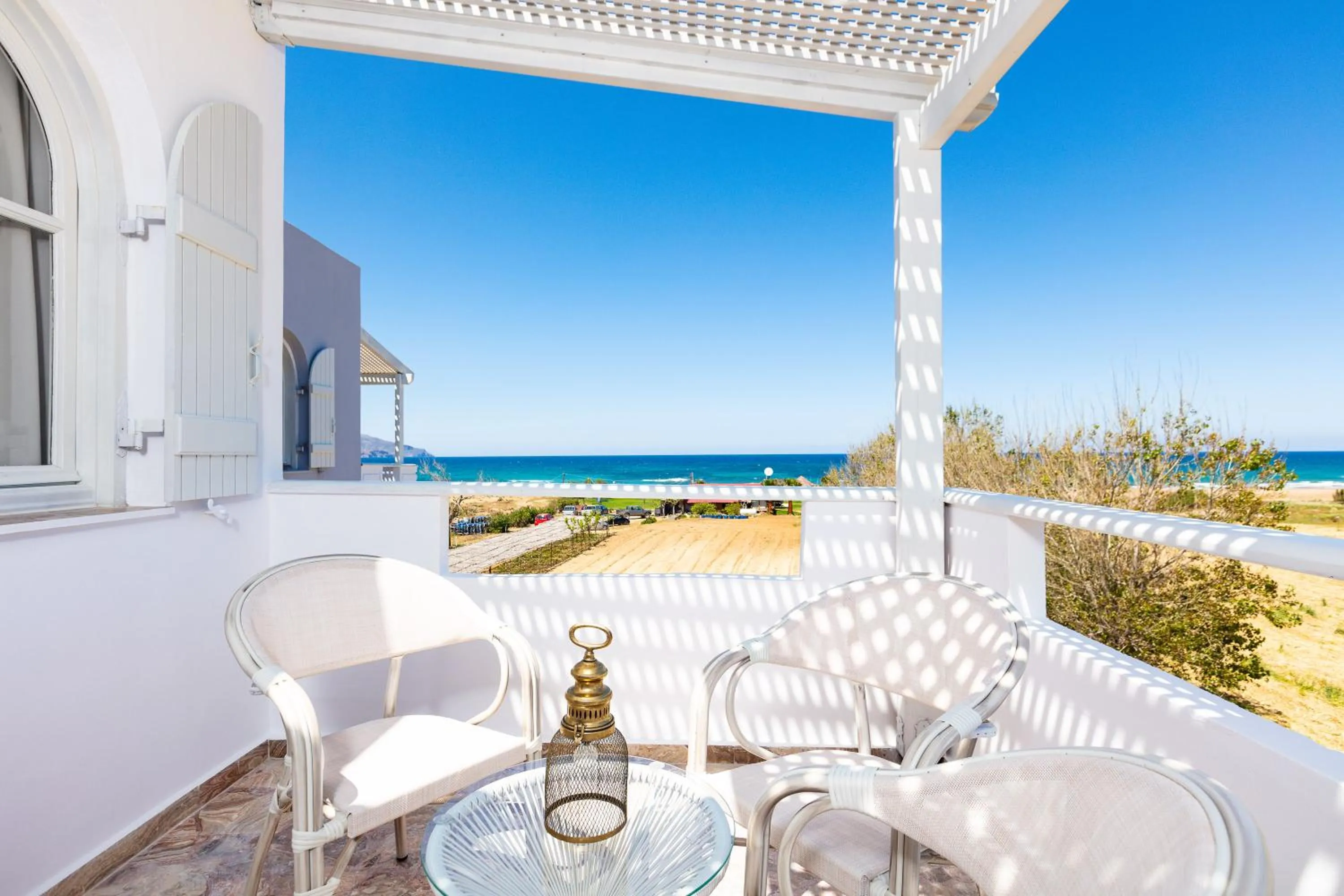 Balcony/Terrace in Pinelopi Beach Suites