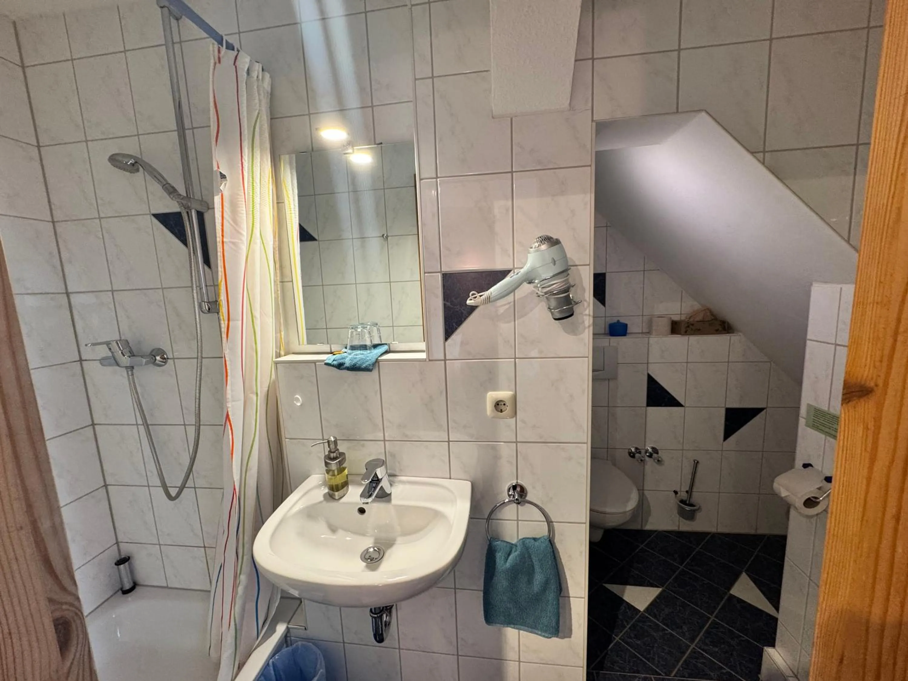 Bathroom in Hotel Grünwald