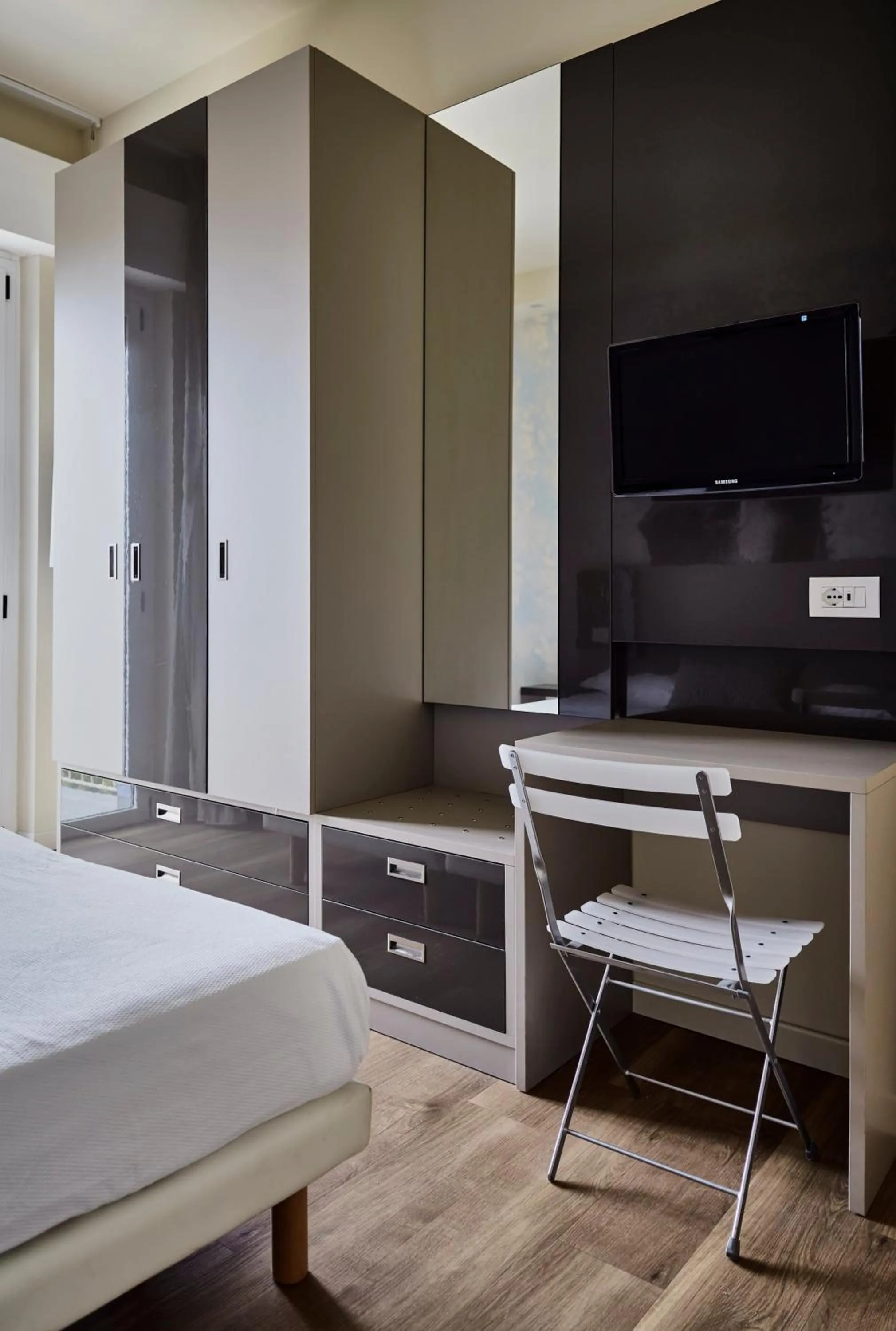 Bed in Hotel La Fenice