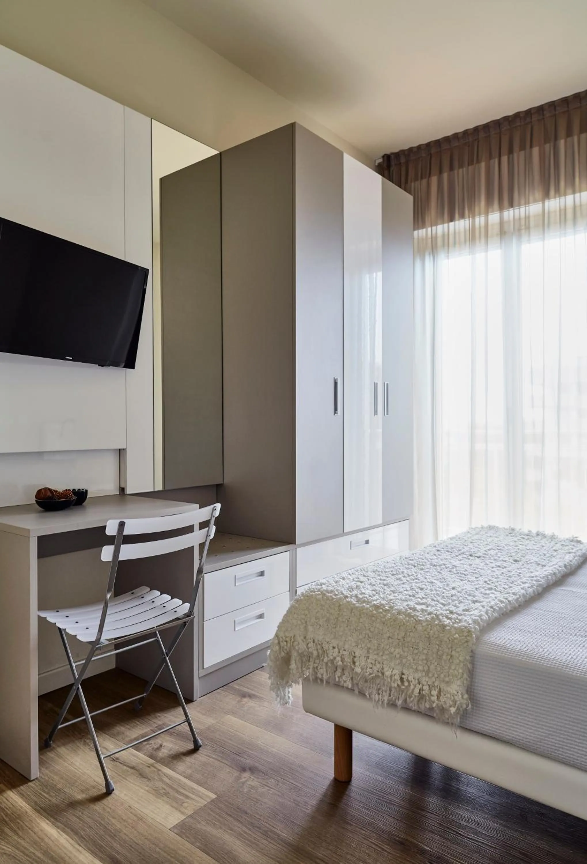 Bed in Hotel La Fenice