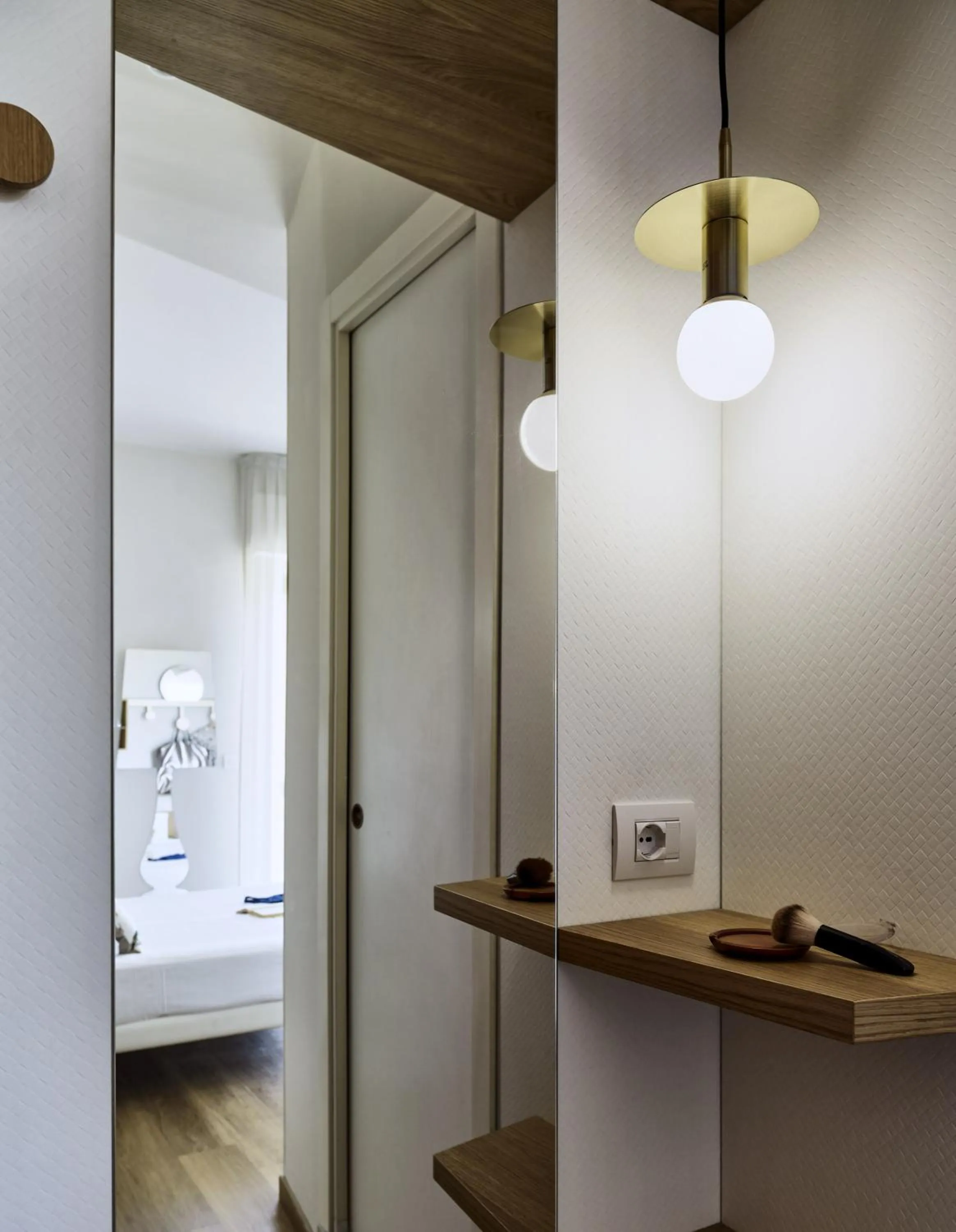 Bed in Hotel La Fenice