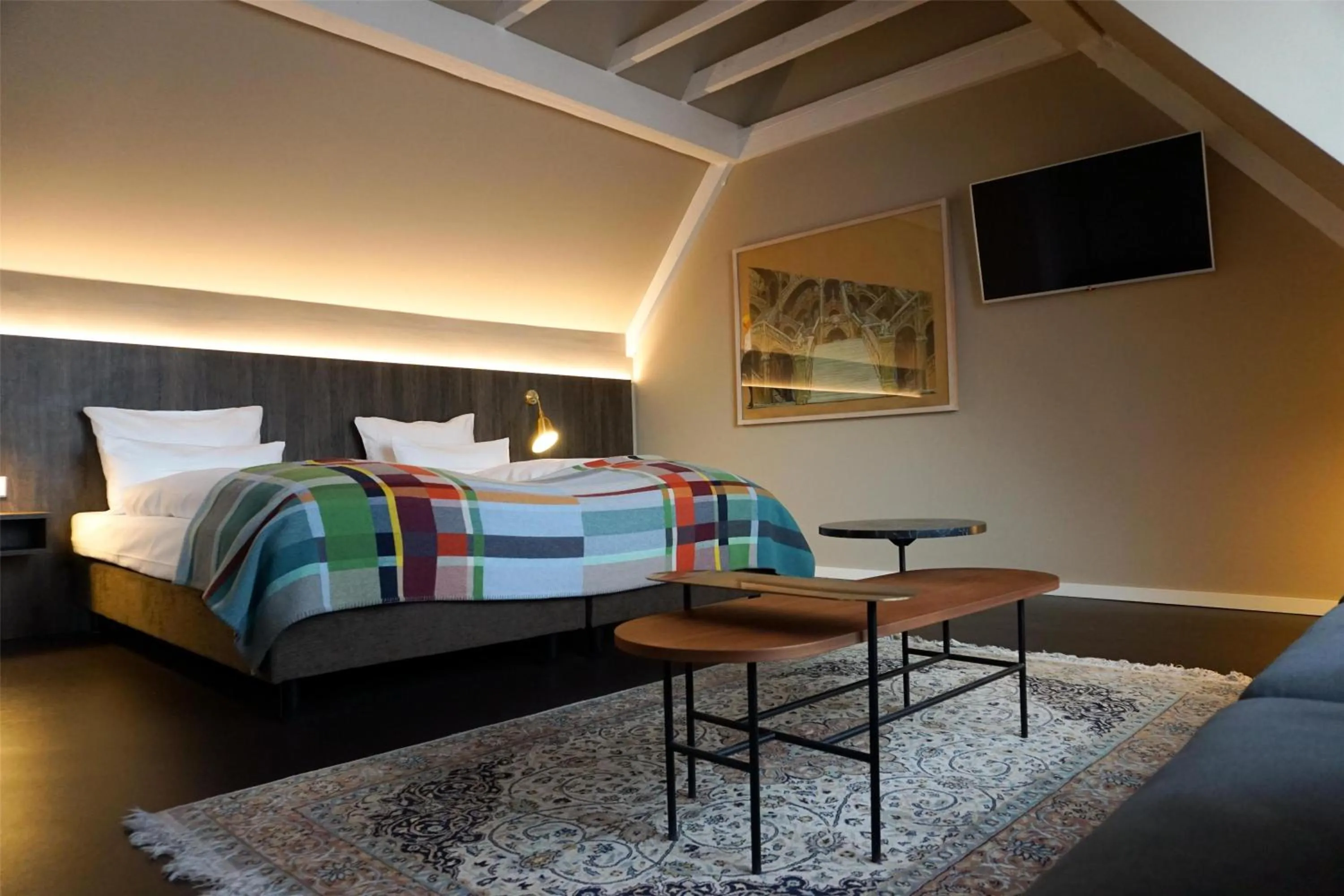 Photo of the whole room, Bed in Central Hotel Münster