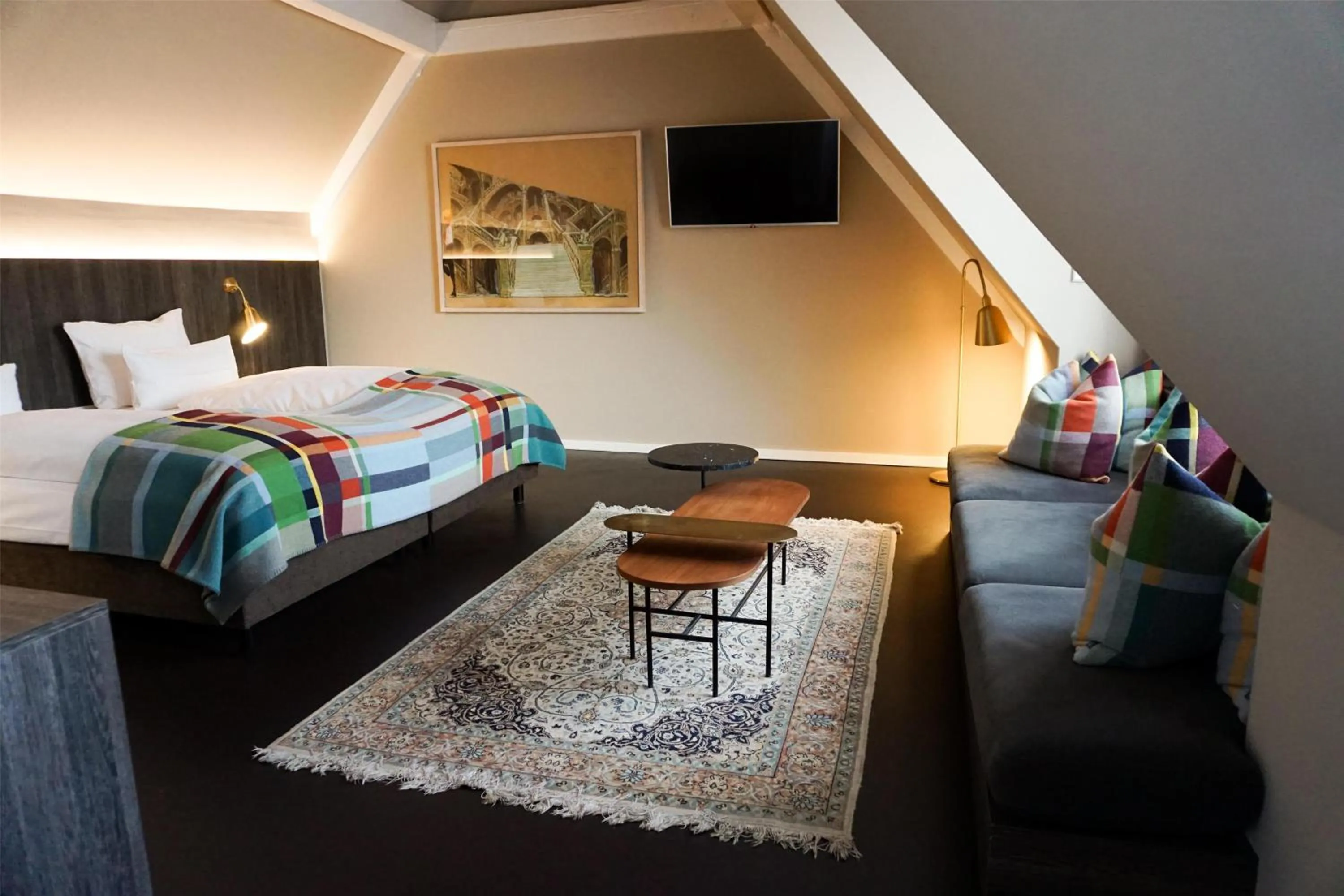 Photo of the whole room, Bed in Central Hotel Münster