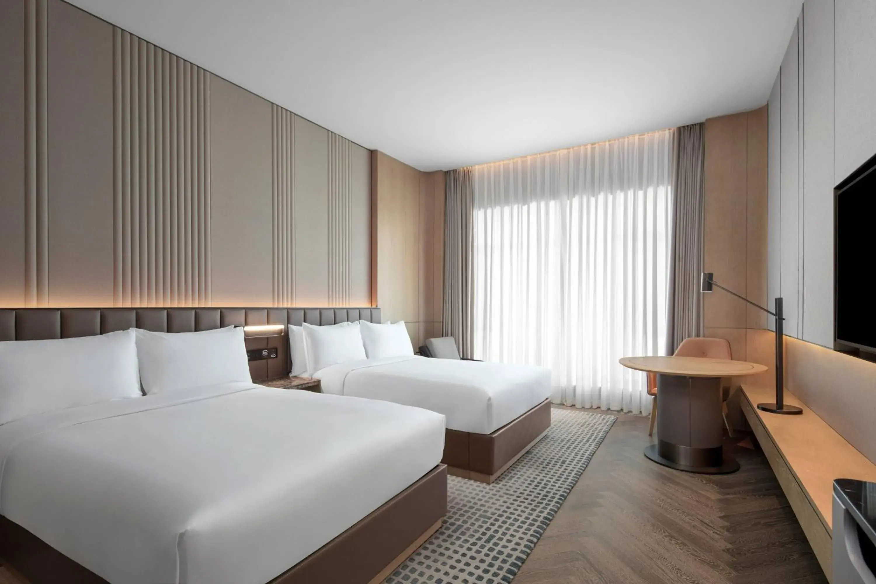 Grand Deluxe Twin Room, High Floor, 2 Double beds, City view in Courtyard Taiyuan Grand Deluxe Twin Room, High Floor, 2 Double beds, City view in Courtyard Taiyuan