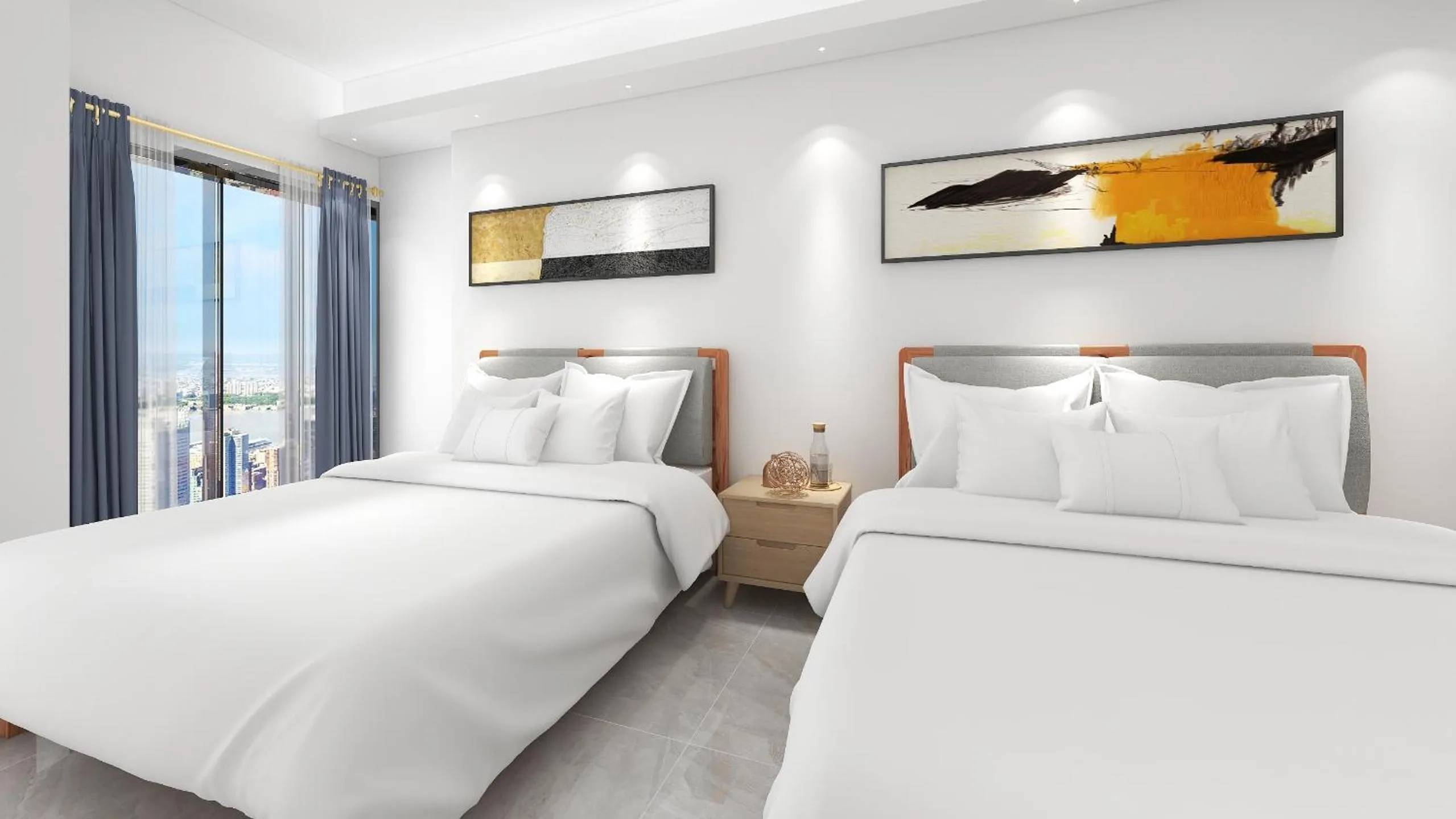 Bed in Foshan Laide Apartment