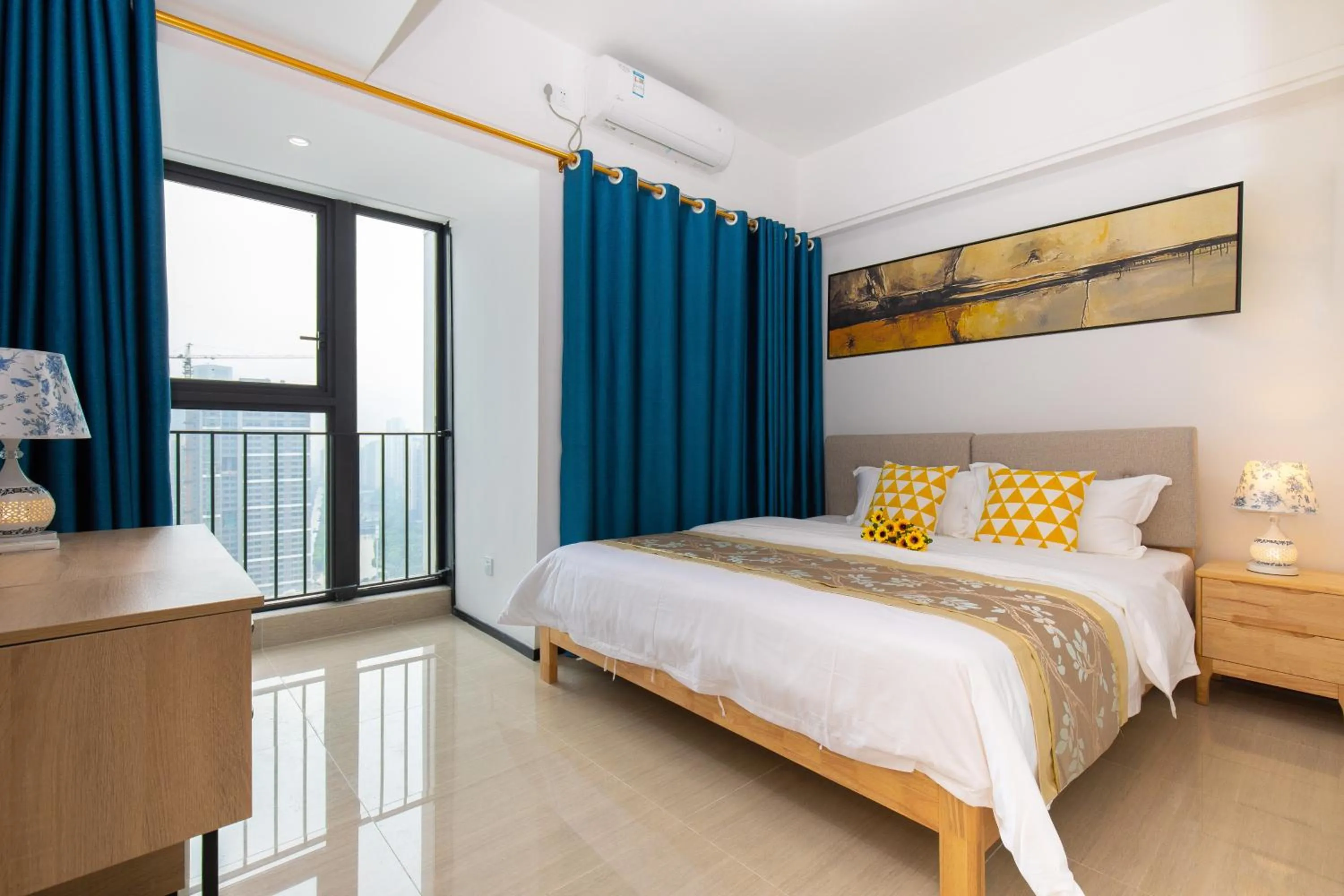 Bed in Foshan Laide Apartment