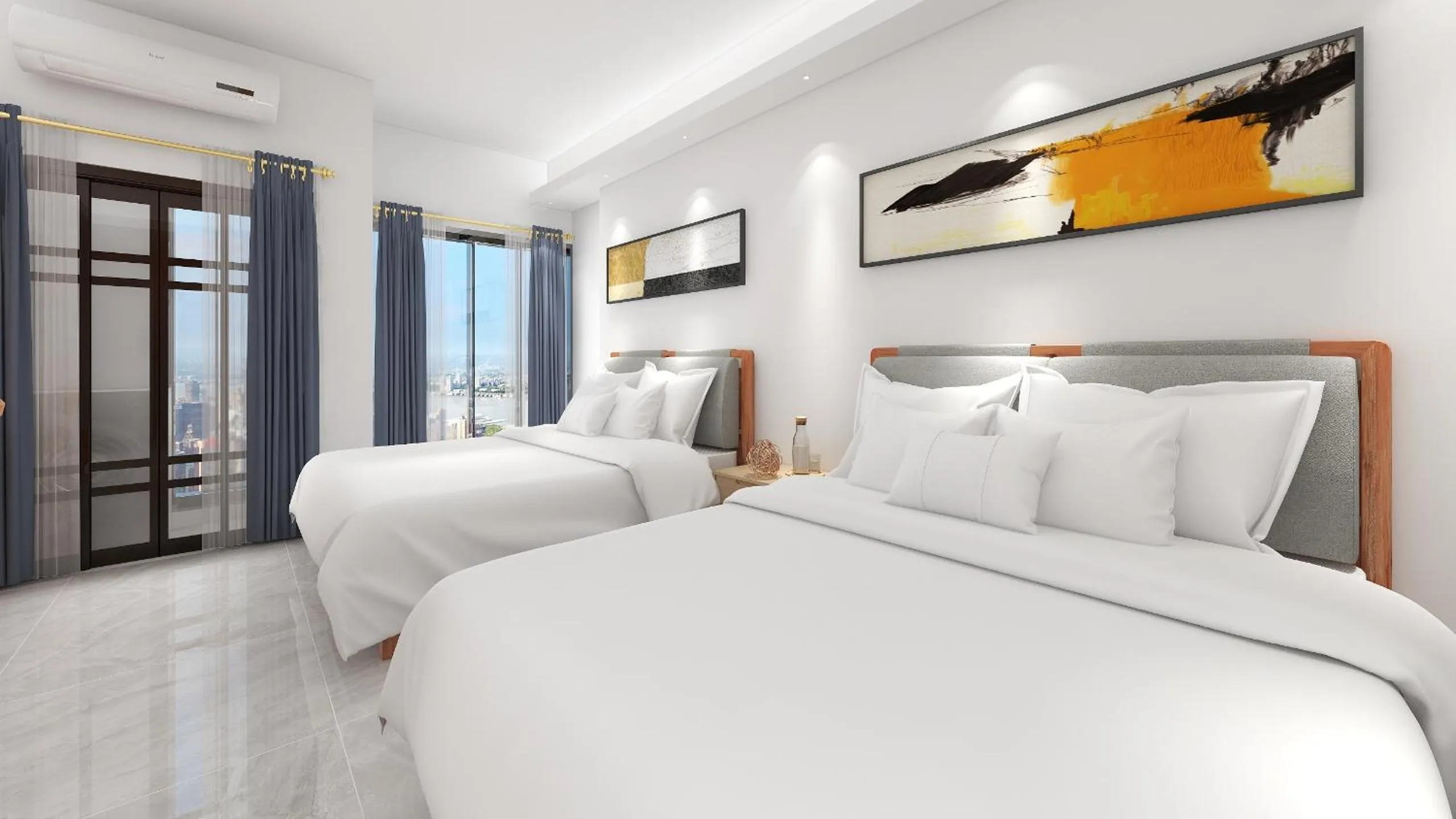 Bed in Foshan Laide Apartment