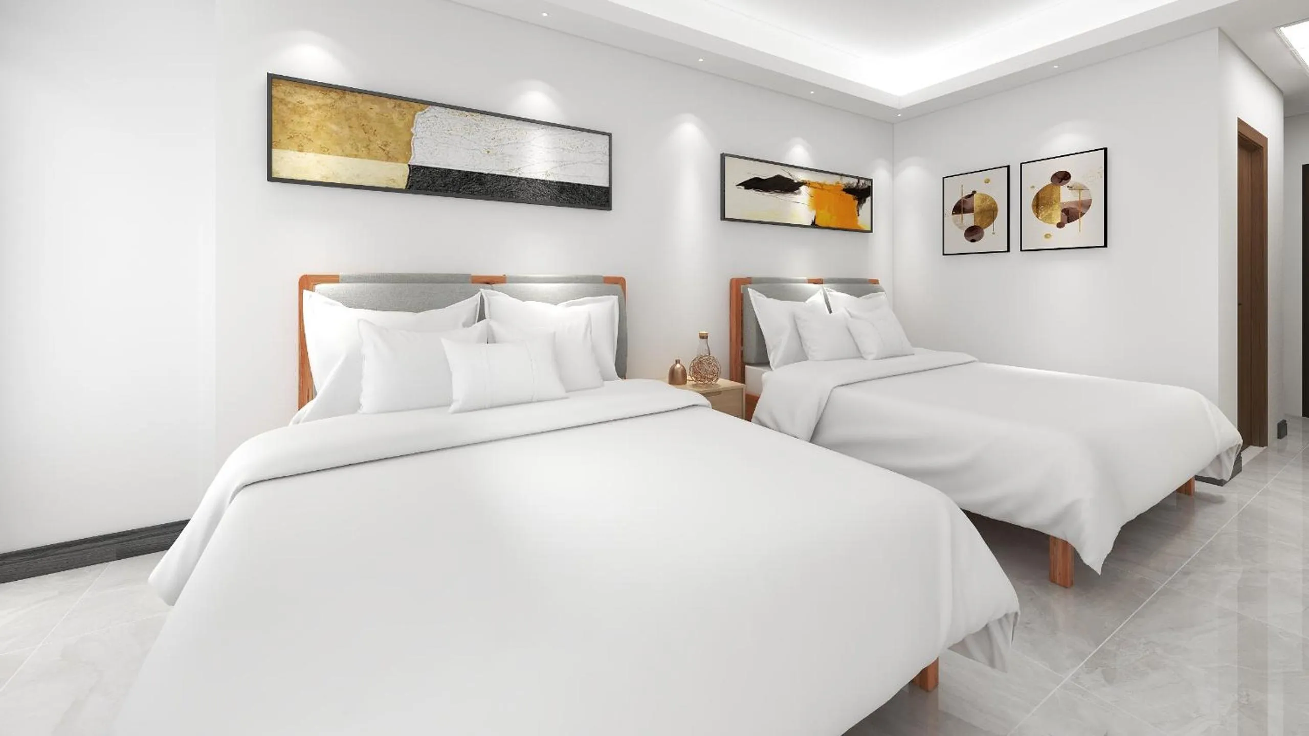 Bed in Foshan Laide Apartment