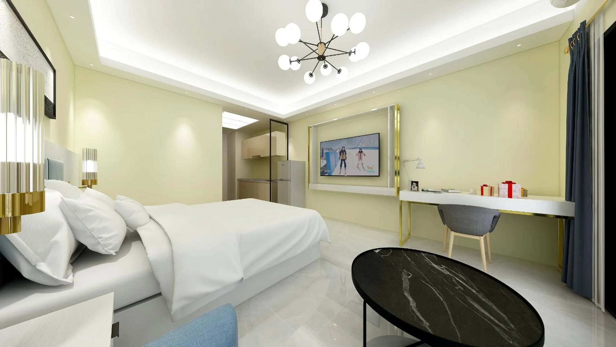 Bed in Foshan Laide Apartment