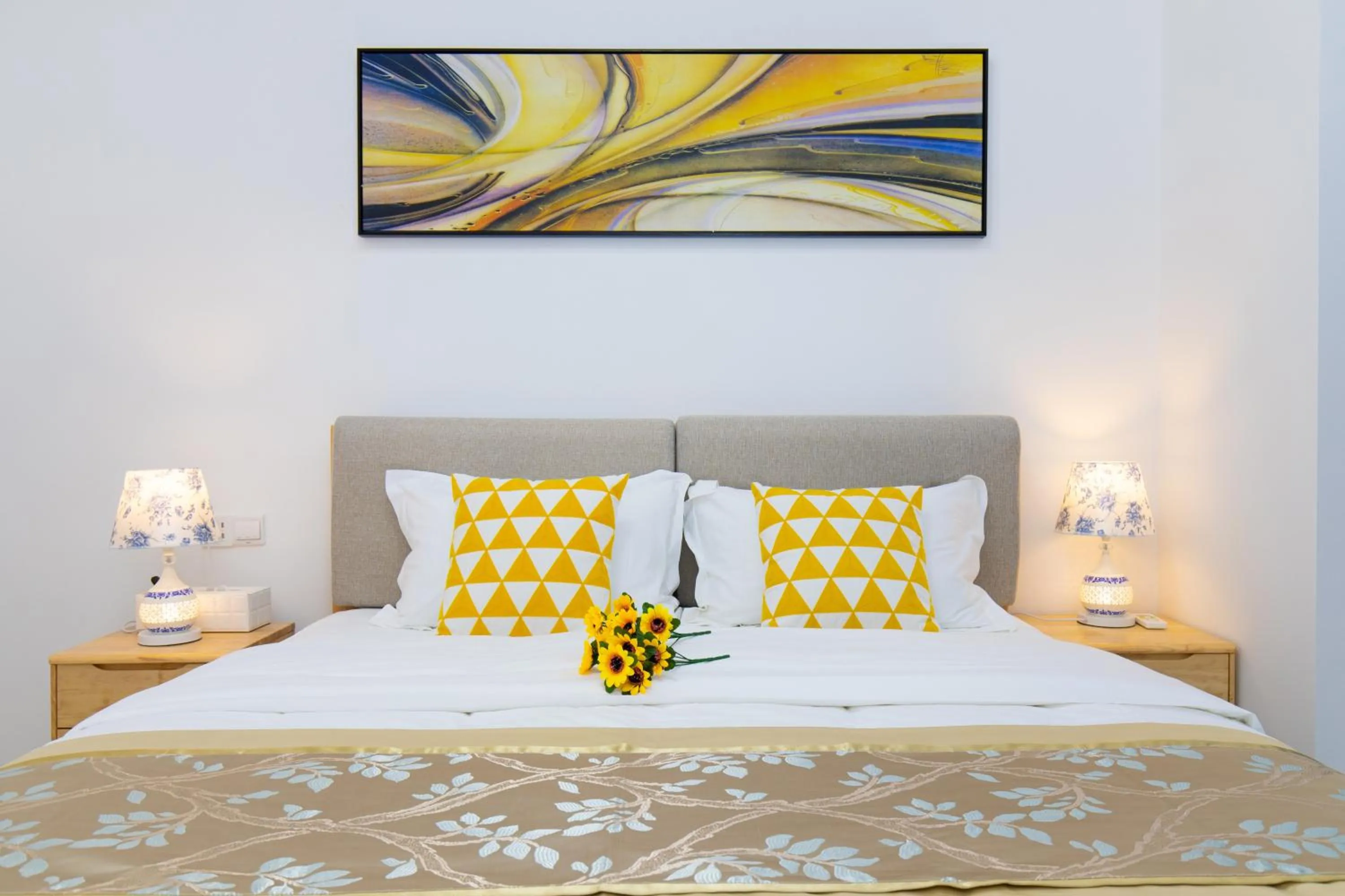 Bed in Foshan Laide Apartment