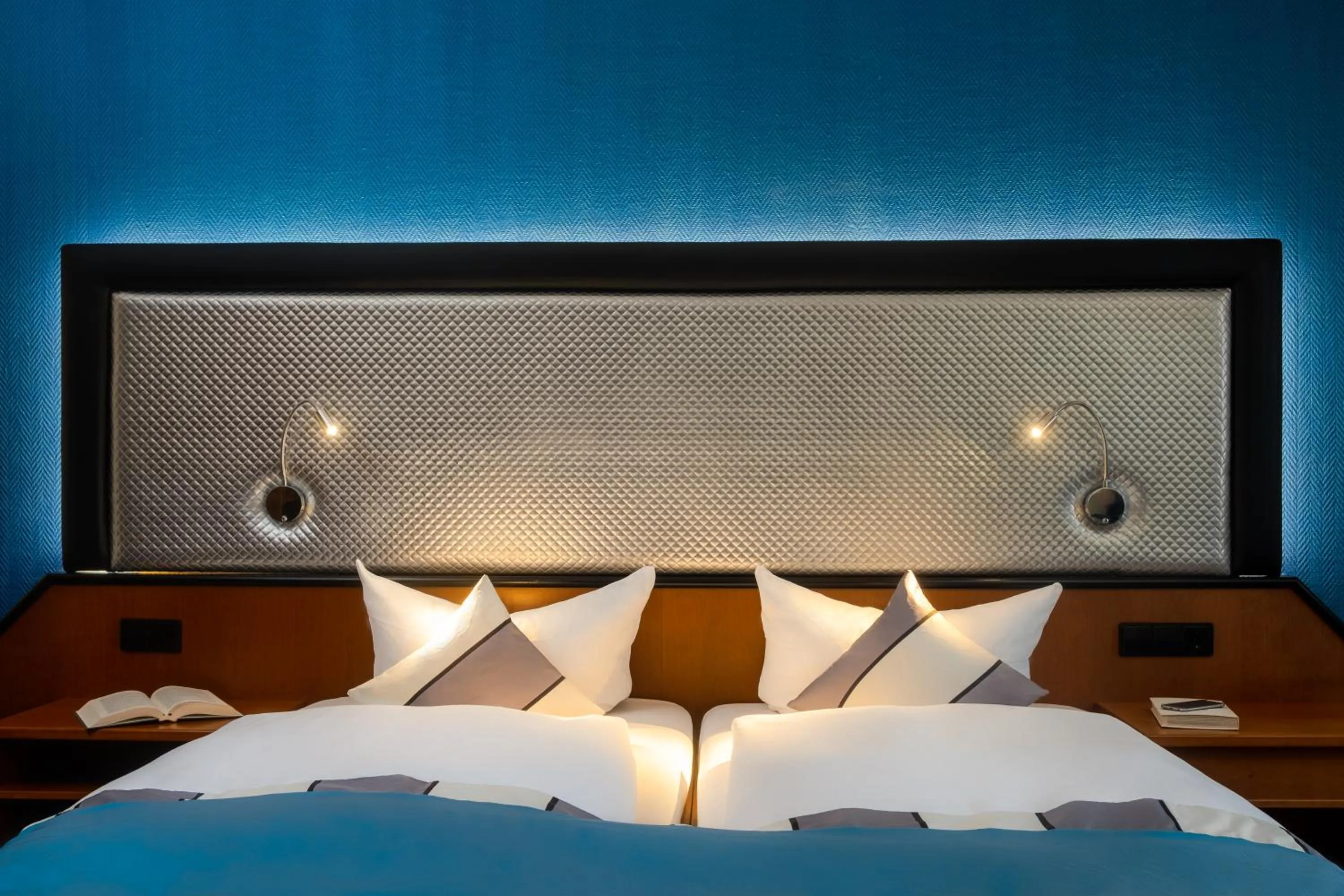 Bed in Hetzel Hotel Stuttgart