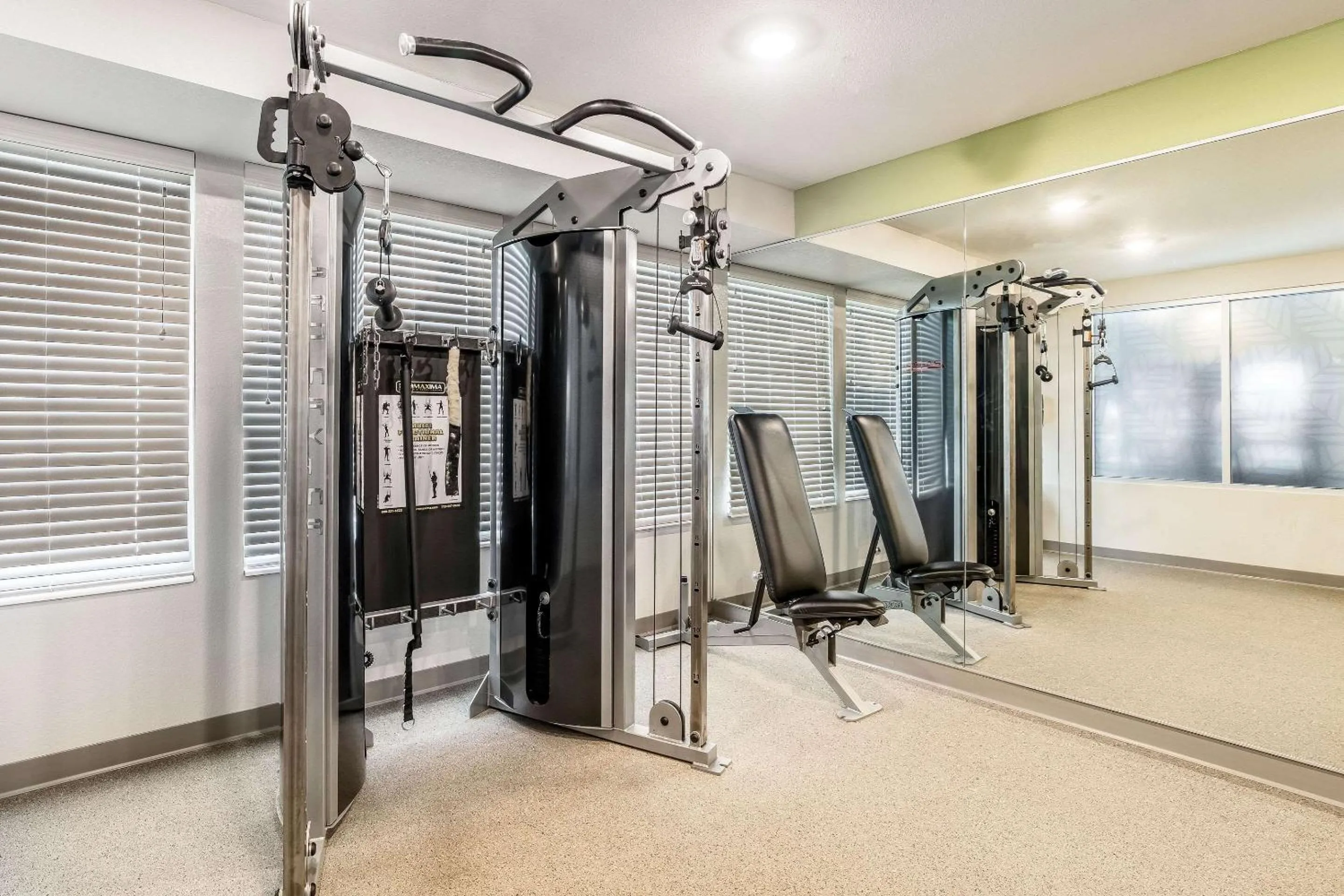 Fitness centre/facilities in WoodSpring Suites Colton