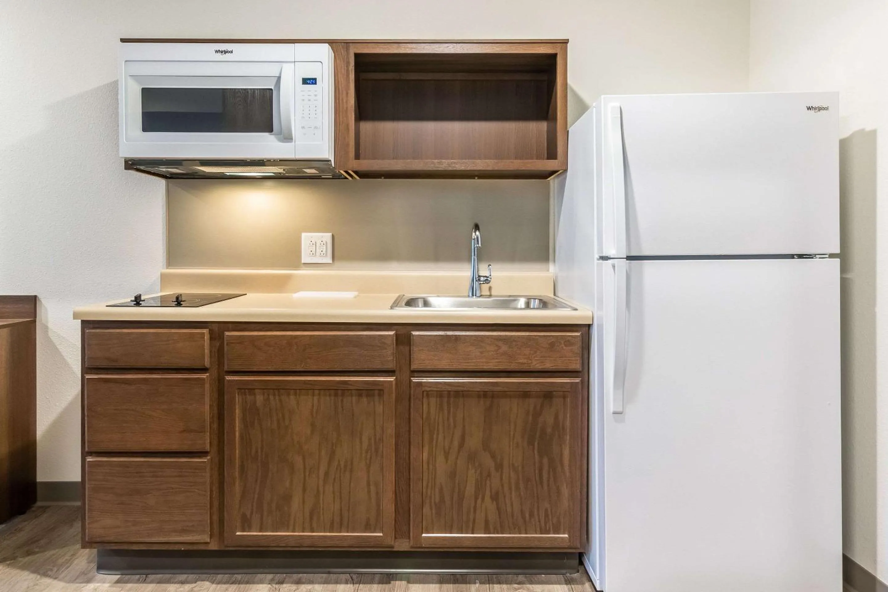 Kitchen or kitchenette in WoodSpring Suites Indianapolis Castleton
