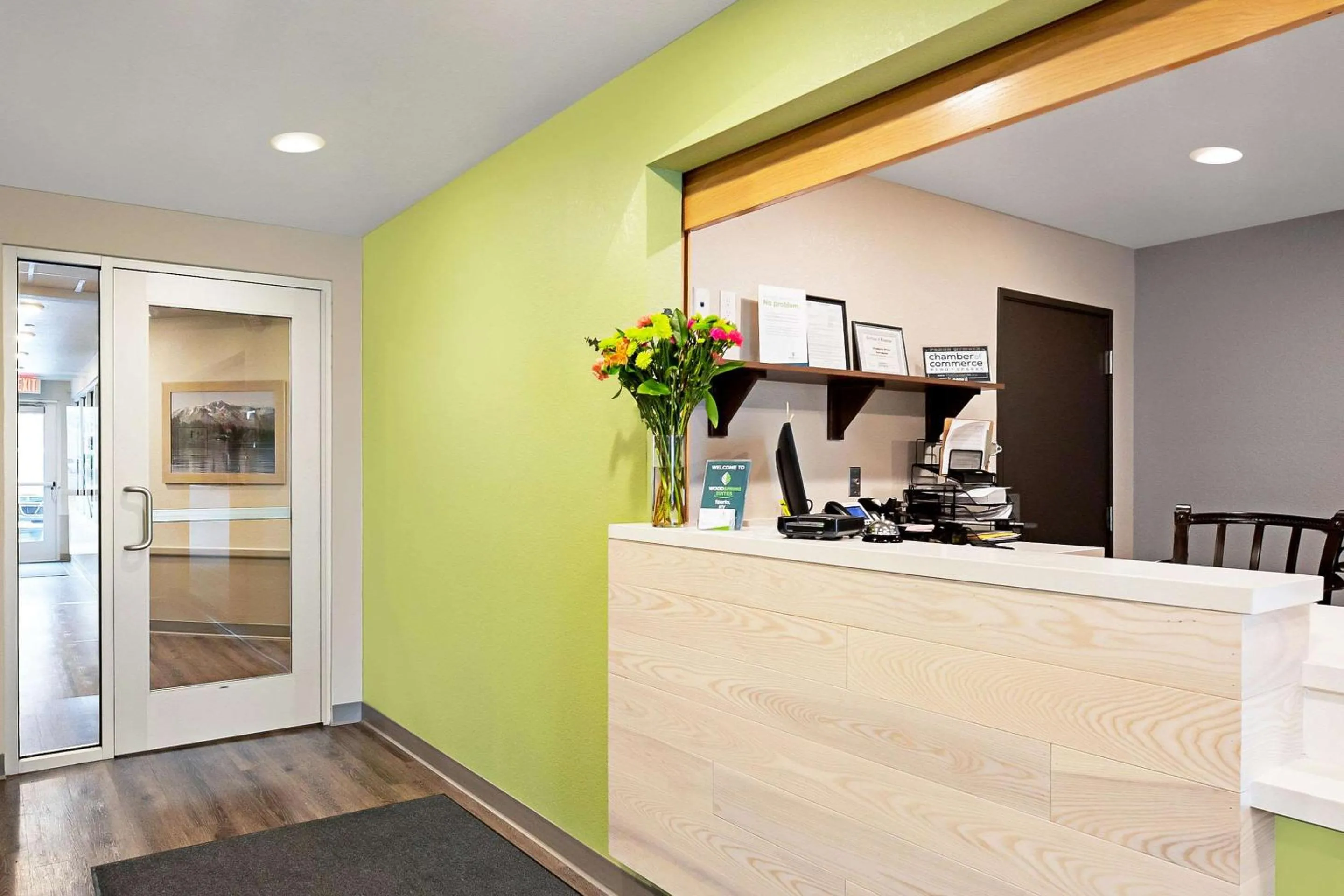 Lobby or reception in WoodSpring Suites Reno Sparks