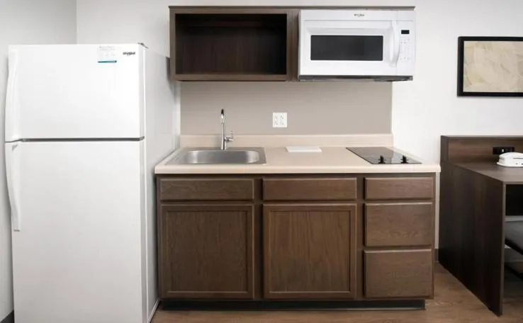 Kitchen or kitchenette in WoodSpring Suites Reno Sparks