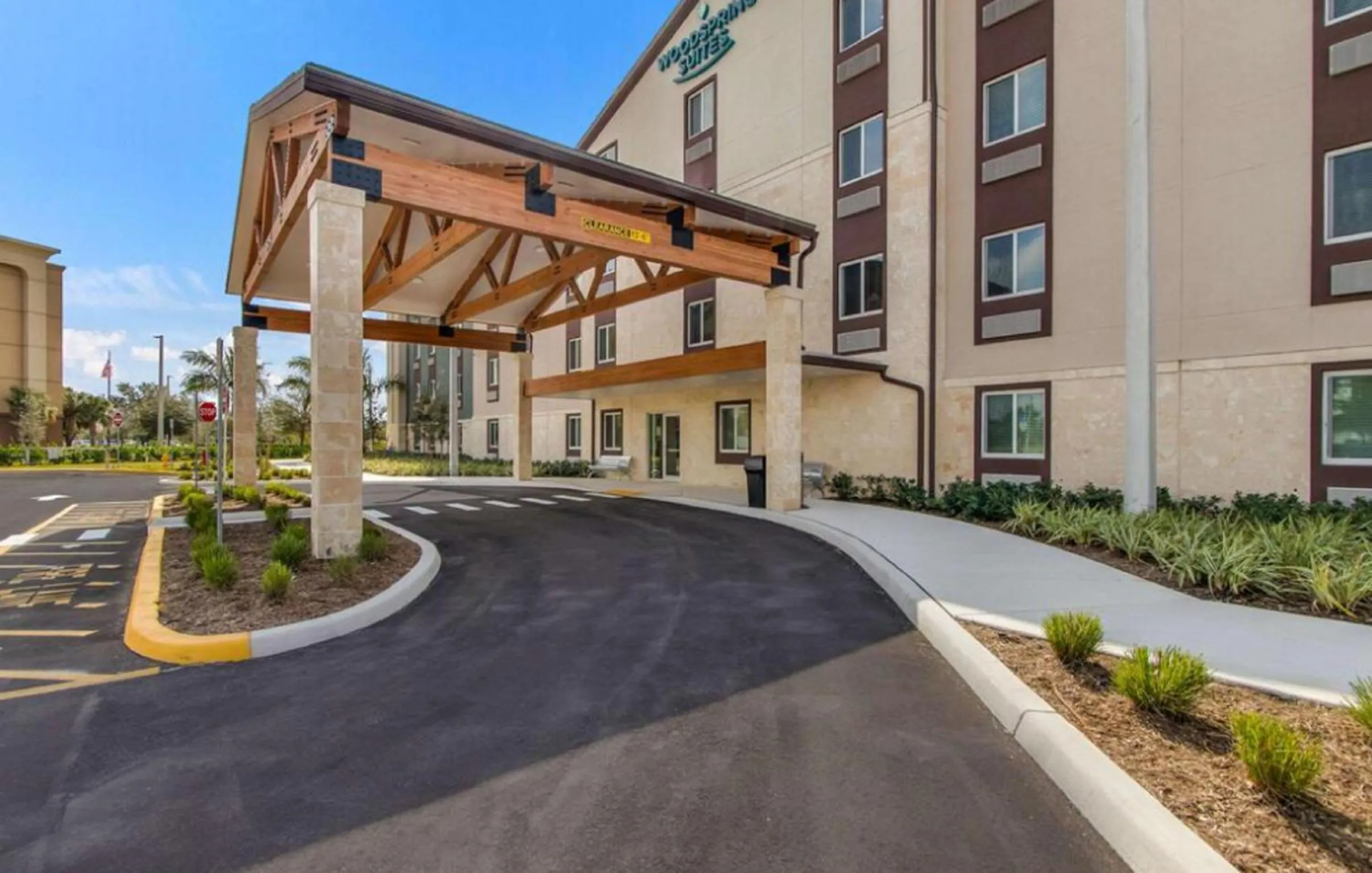 Facade/entrance in Woodspring Suites Atlanta Stockbridge