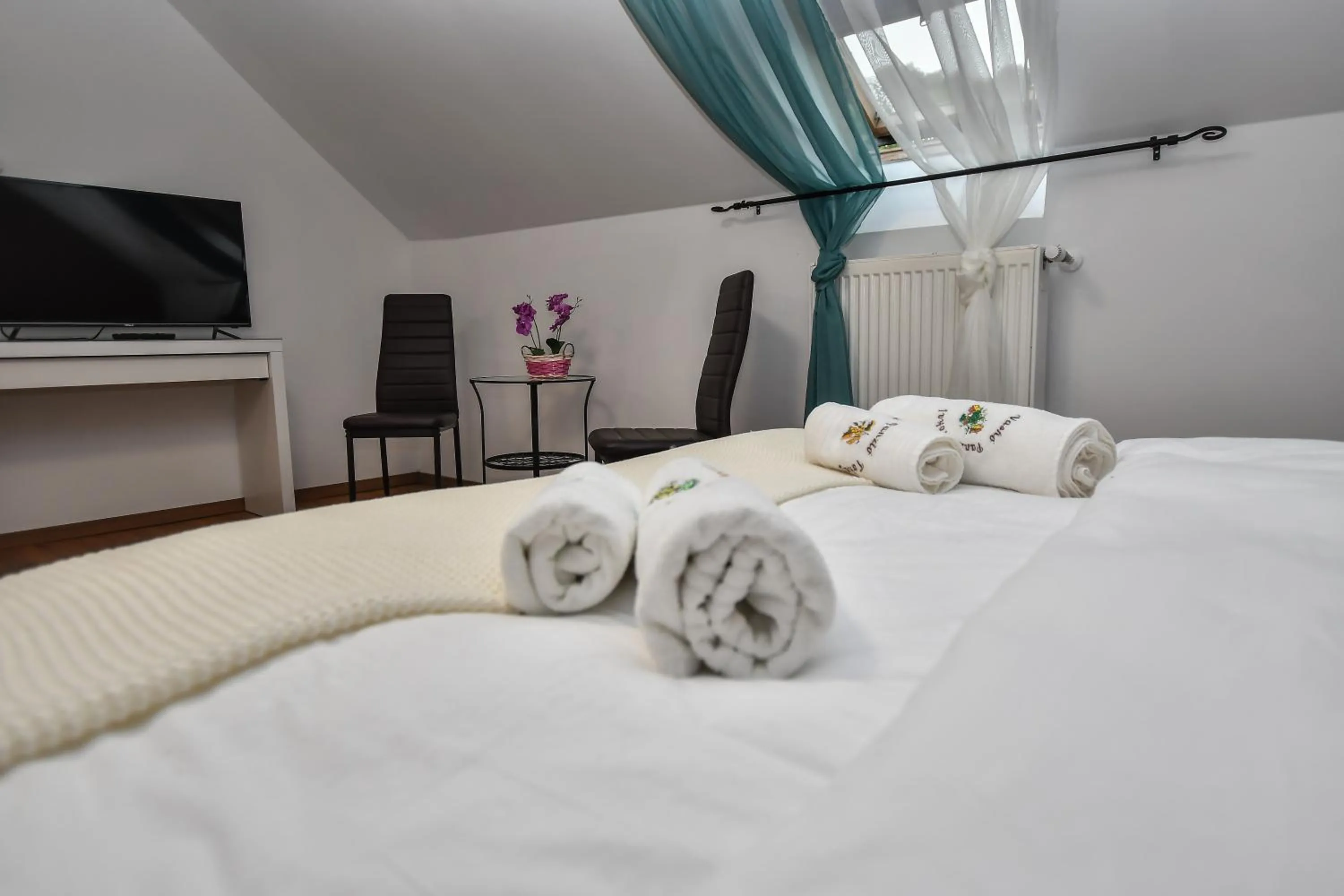 Photo of the whole room, Bed in É-Vaskó Panzió Borpince