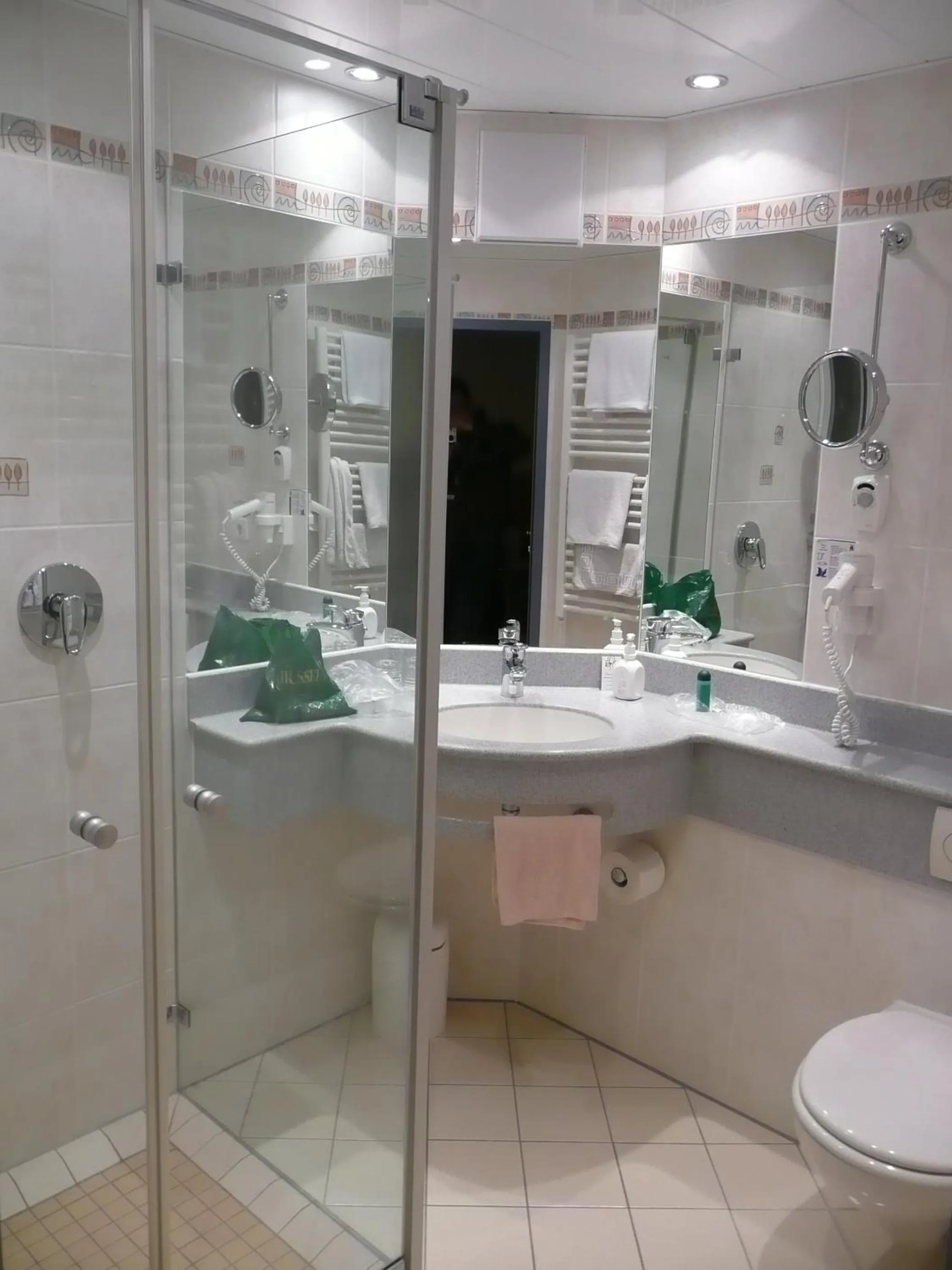 Shower in Flair Hotel Landgasthof Roger