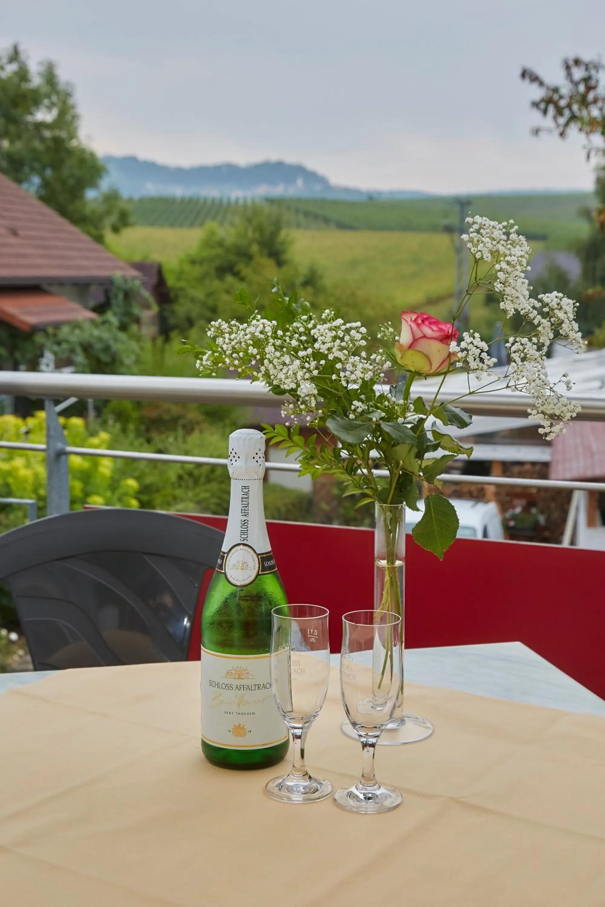 Balcony/Terrace in Flair Hotel Landgasthof Roger