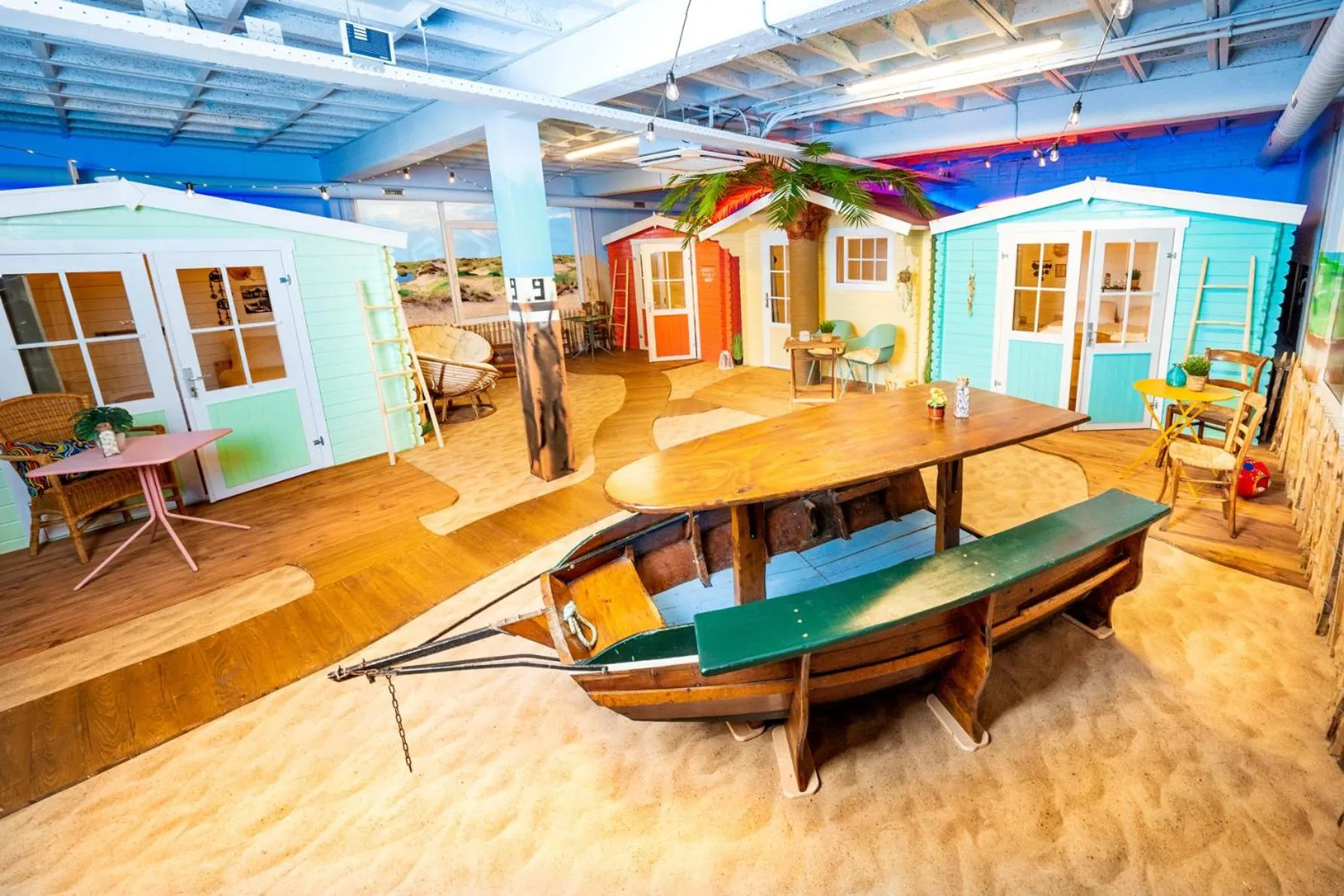 Seating area in Outside Inn