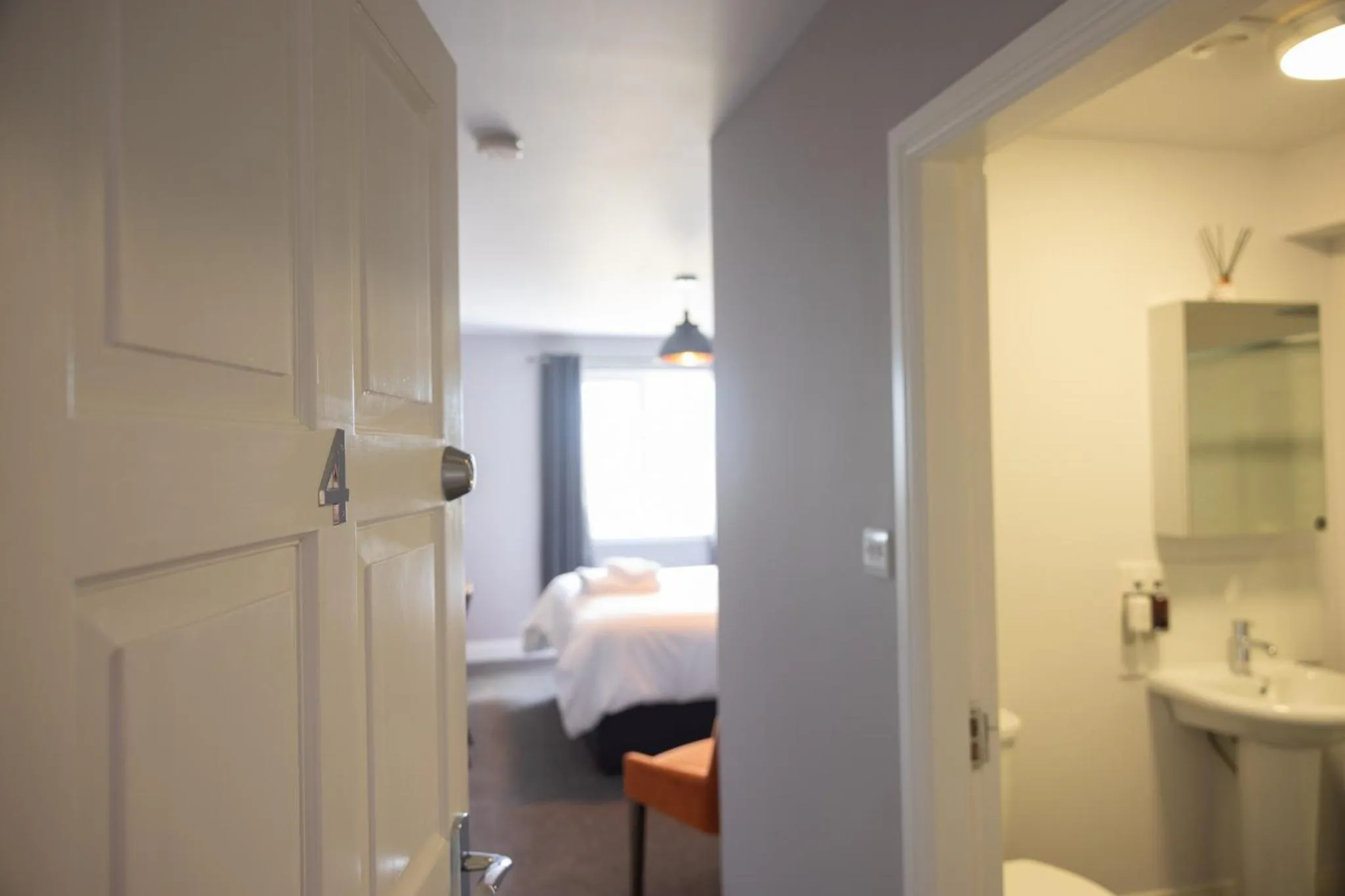 Shower in Grianaig Guest House & Restaurant, South Uist, Outer Hebrides