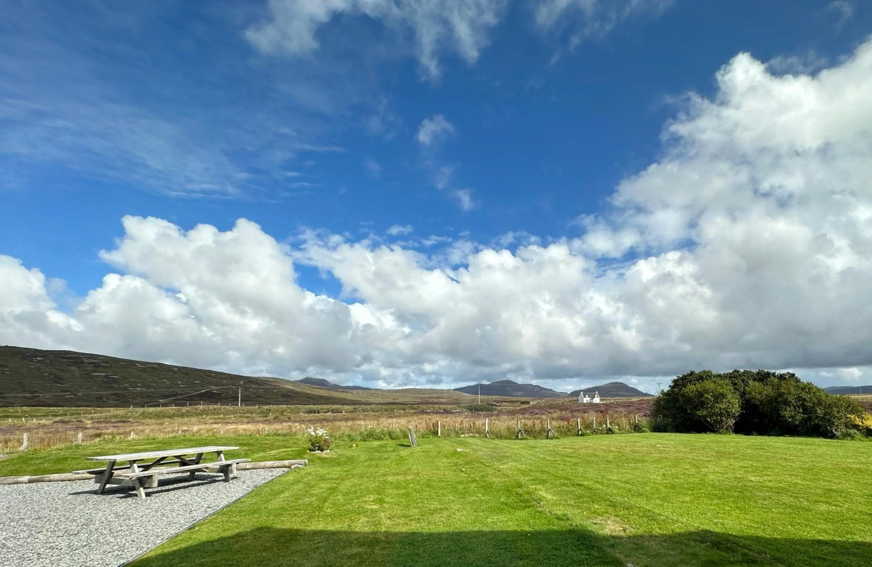 Garden in Grianaig Guest House & Restaurant, South Uist, Outer Hebrides