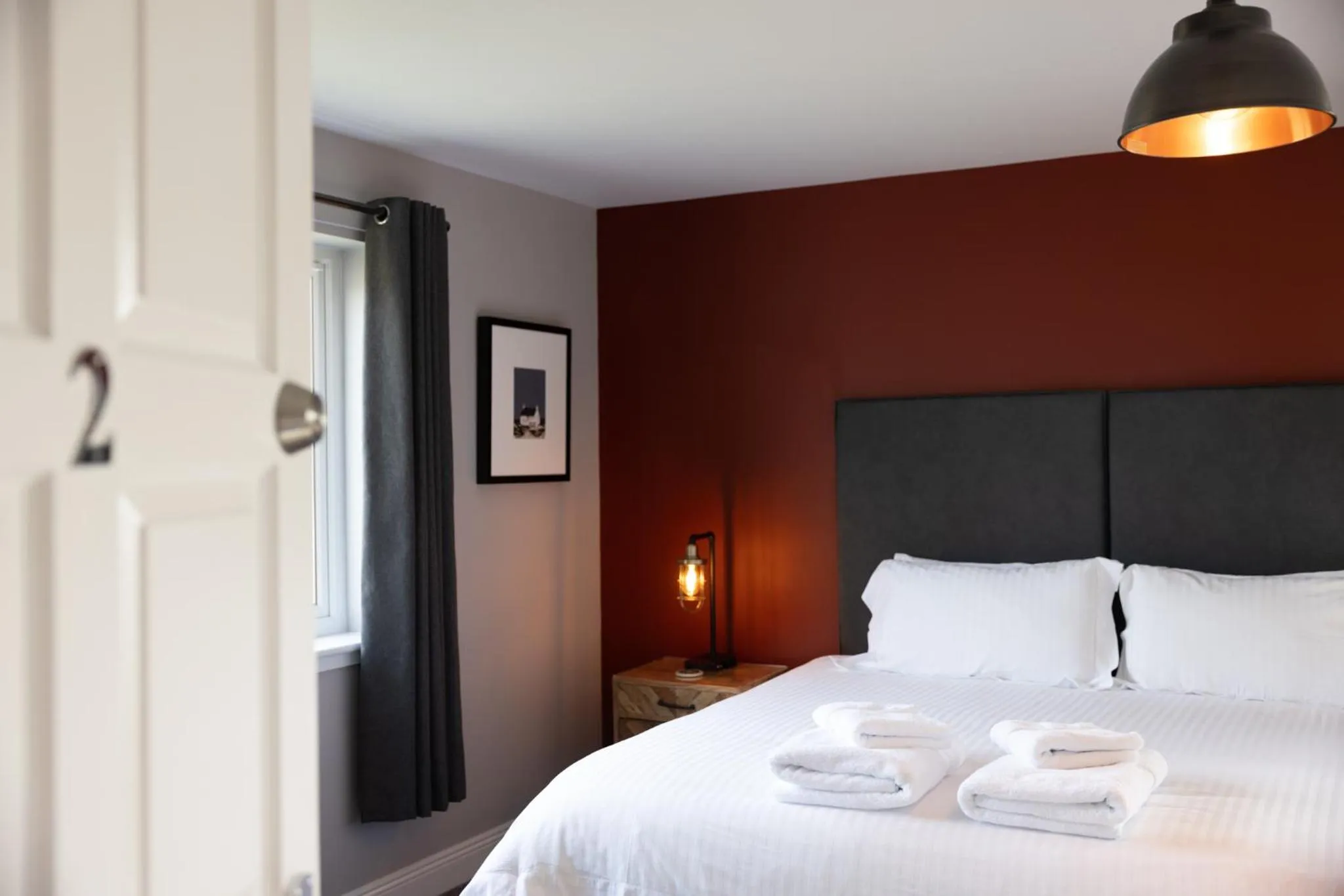 Bed in Grianaig Guest House & Restaurant, South Uist, Outer Hebrides