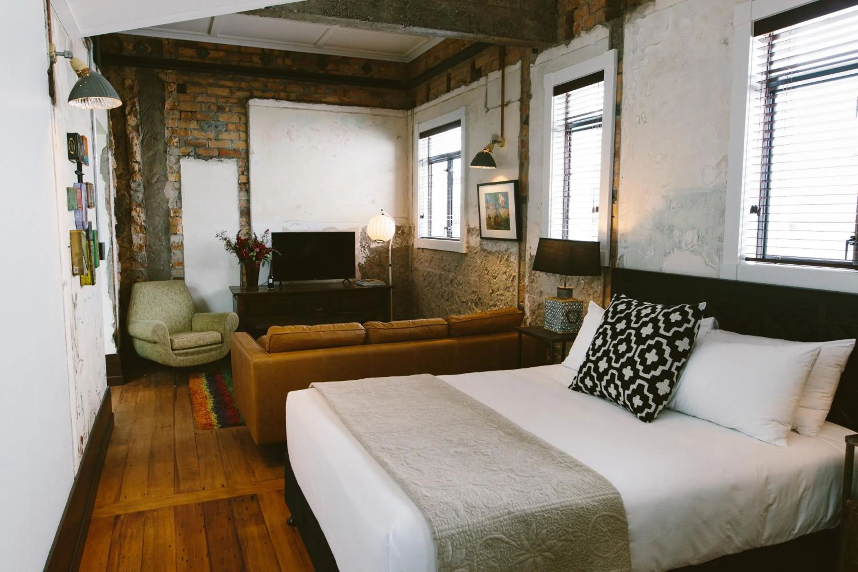 Bed in The Convent Boutique Hotel