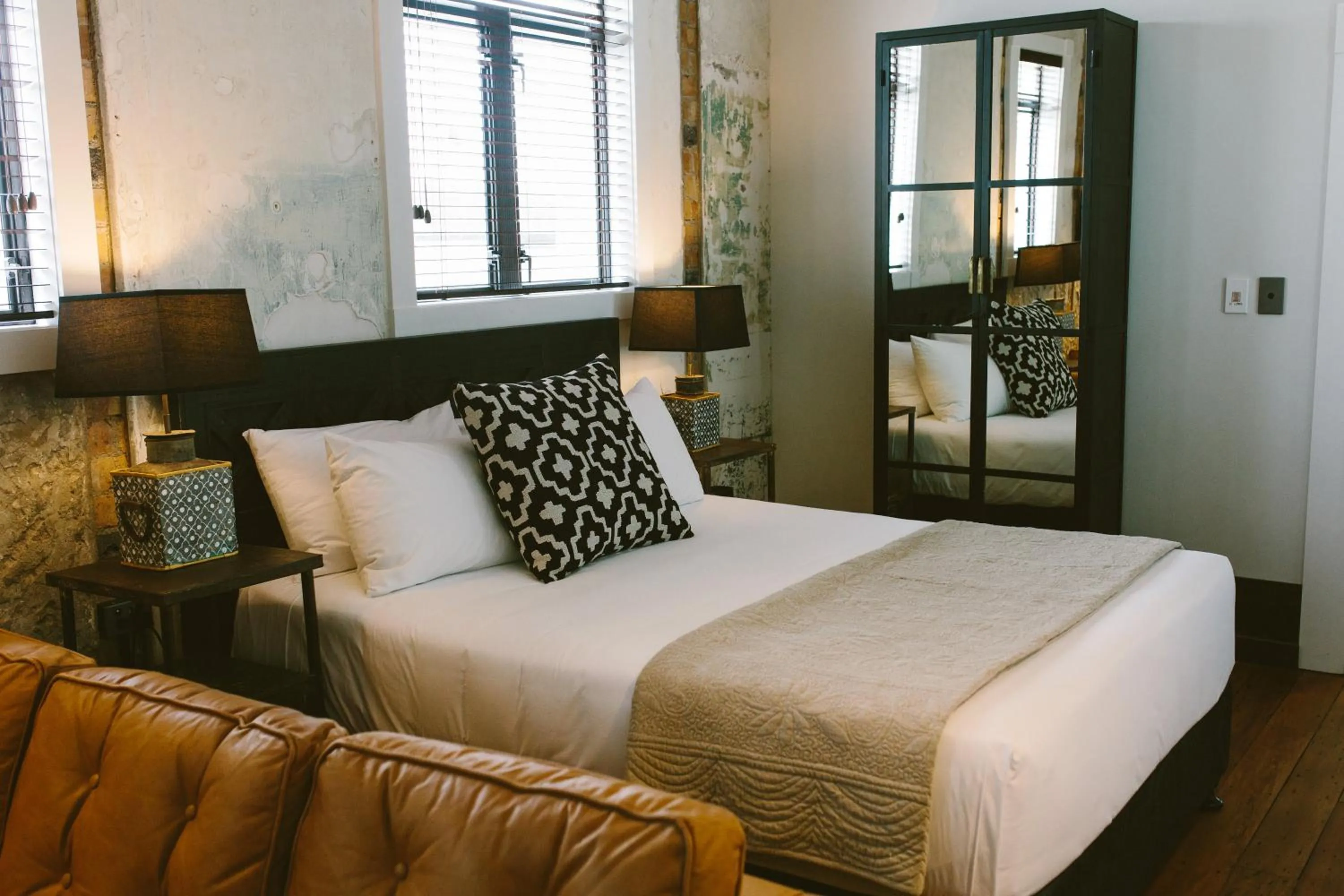 Bed in The Convent Boutique Hotel