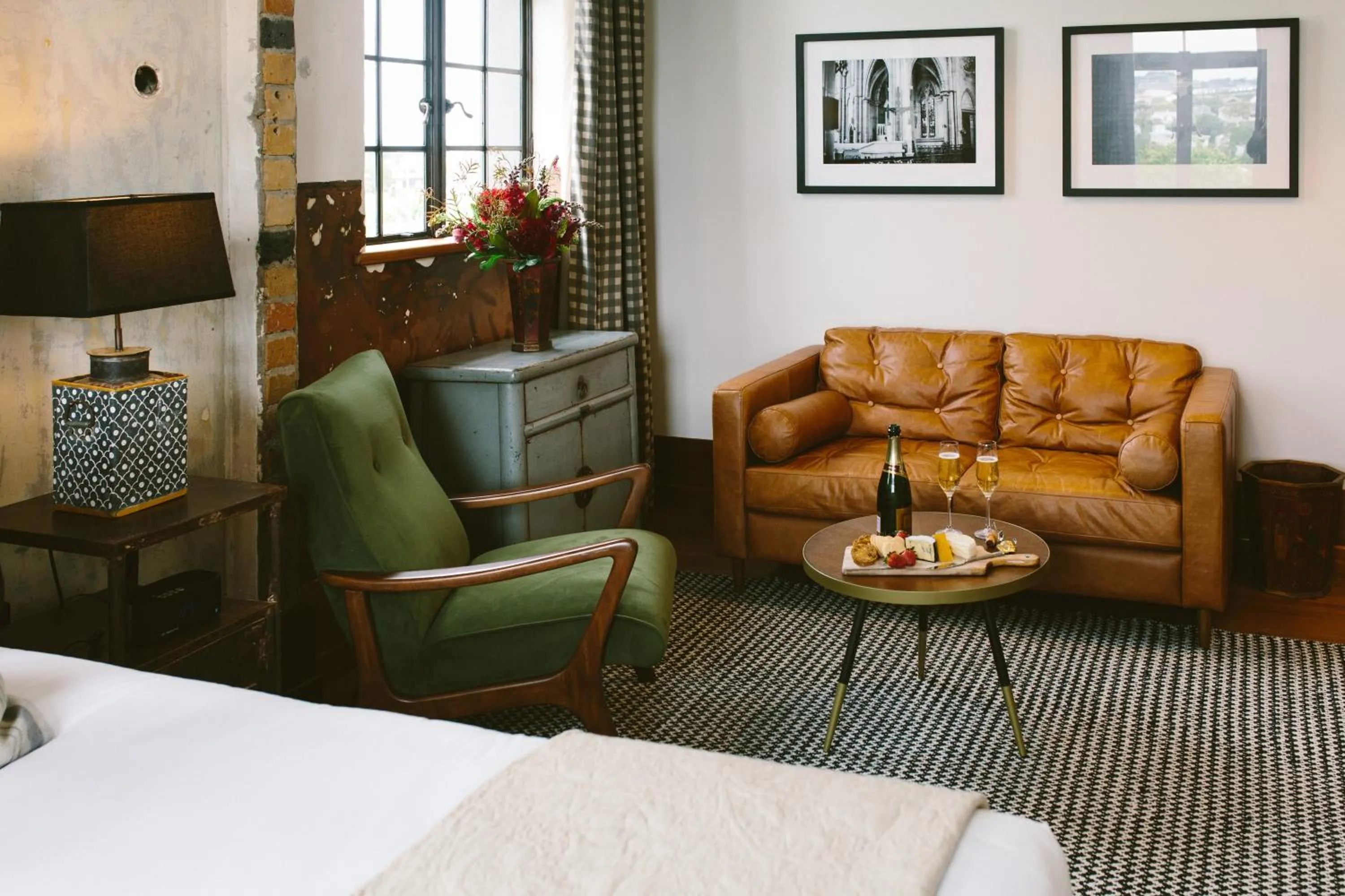 Bed in The Convent Boutique Hotel