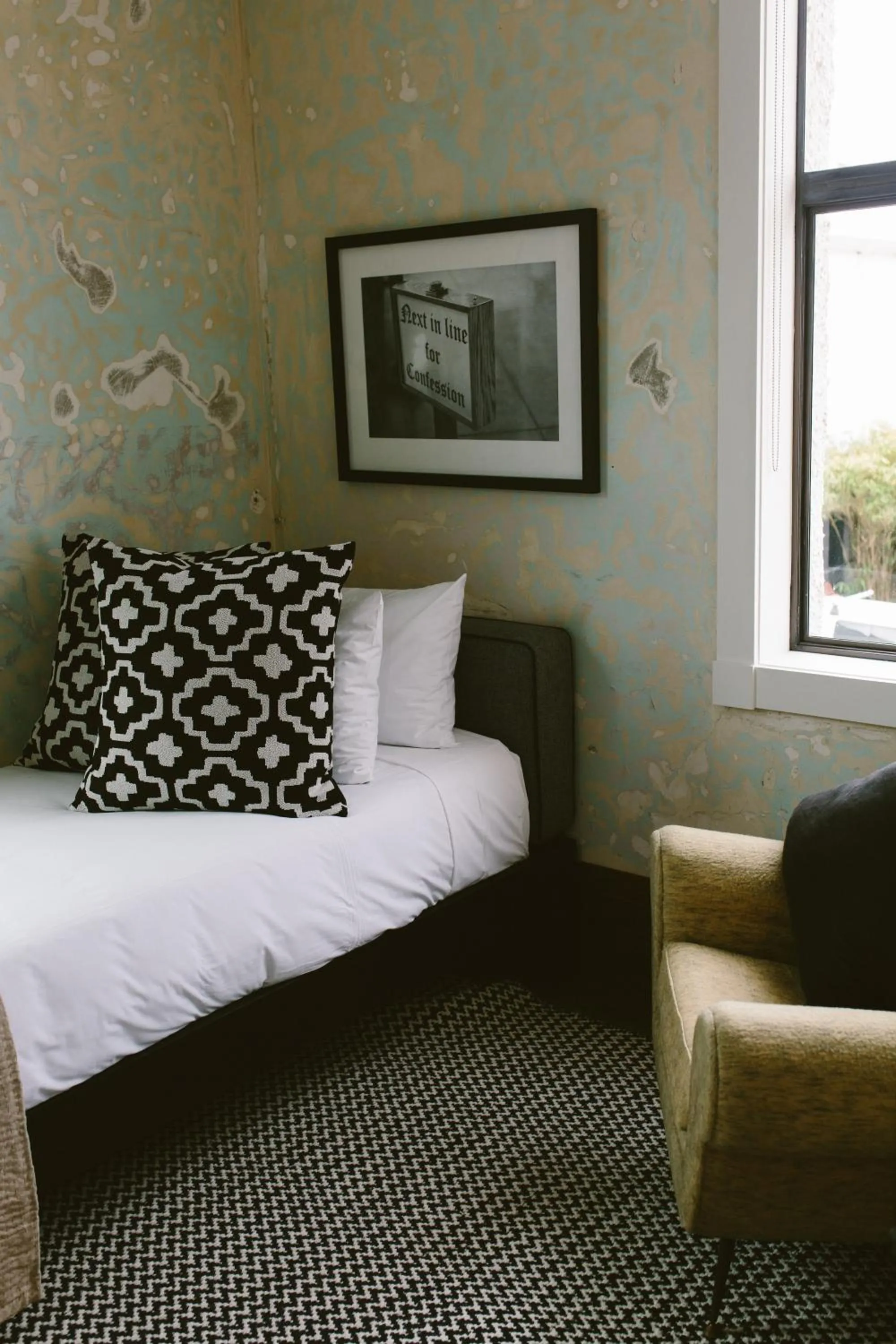 Bed in The Convent Boutique Hotel