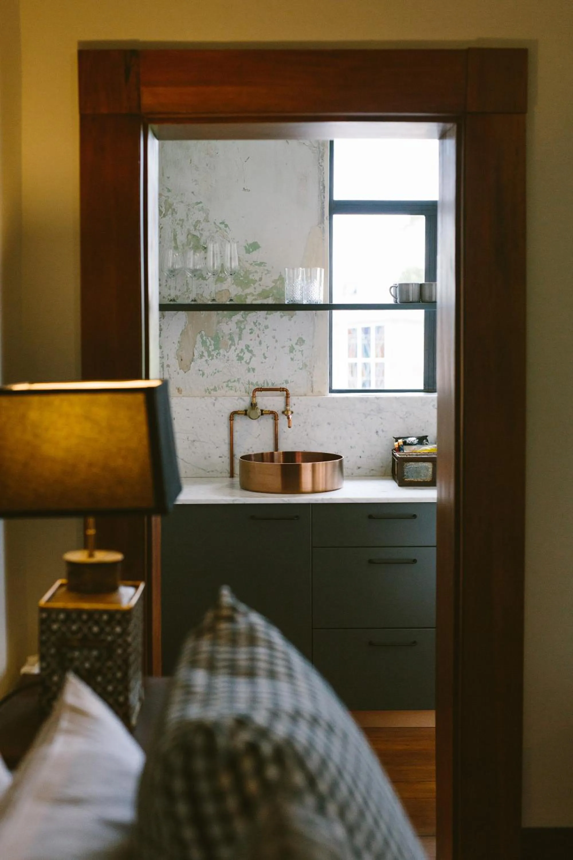 Bed in The Convent Boutique Hotel