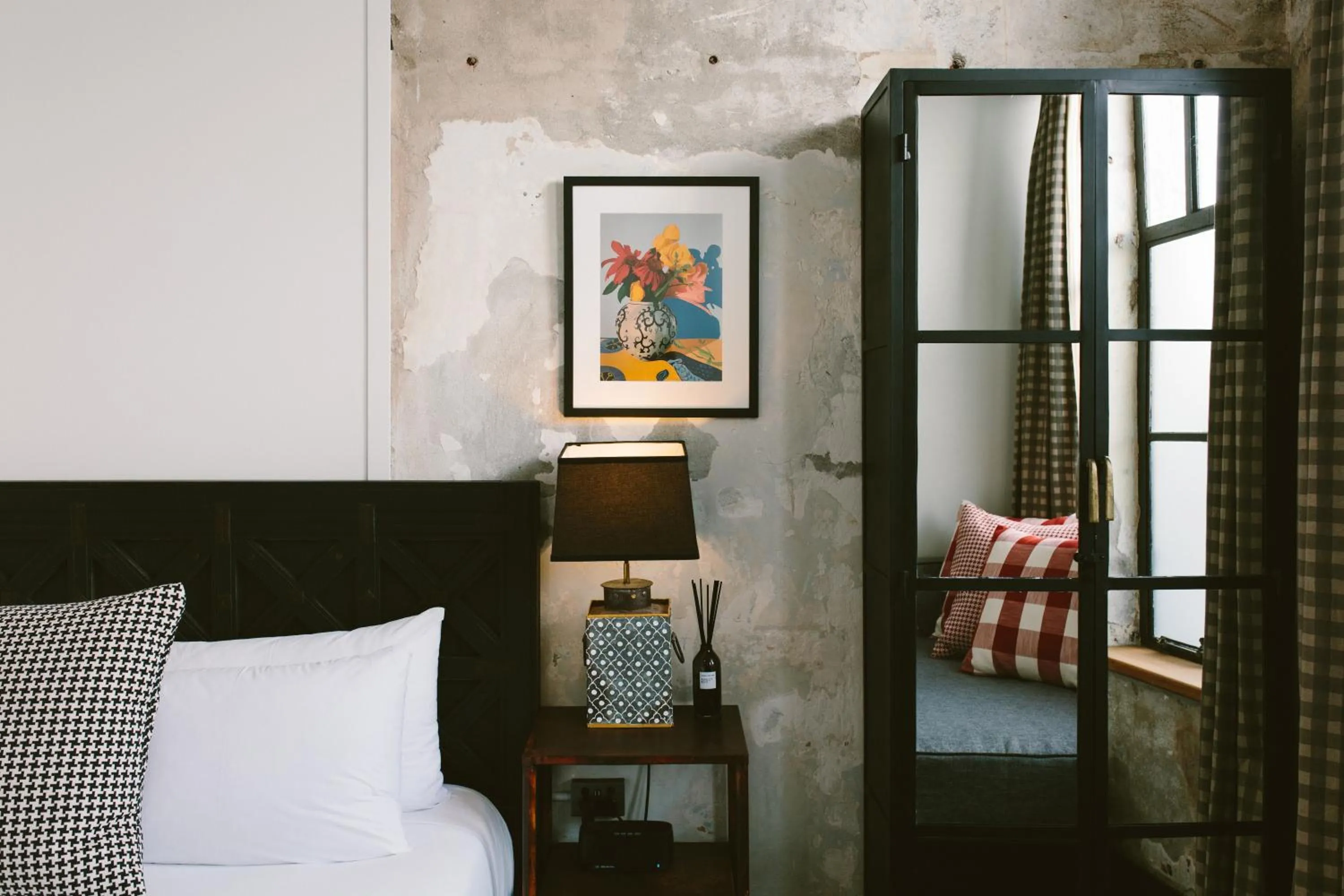 Bed in The Convent Boutique Hotel