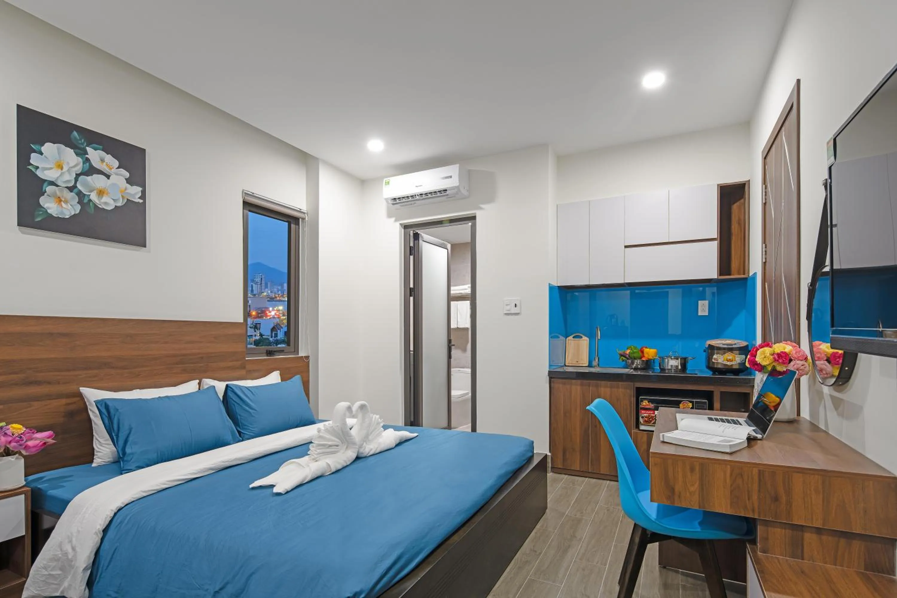 Photo of the whole room, Bed in TIDITEL Hotel and Apartment