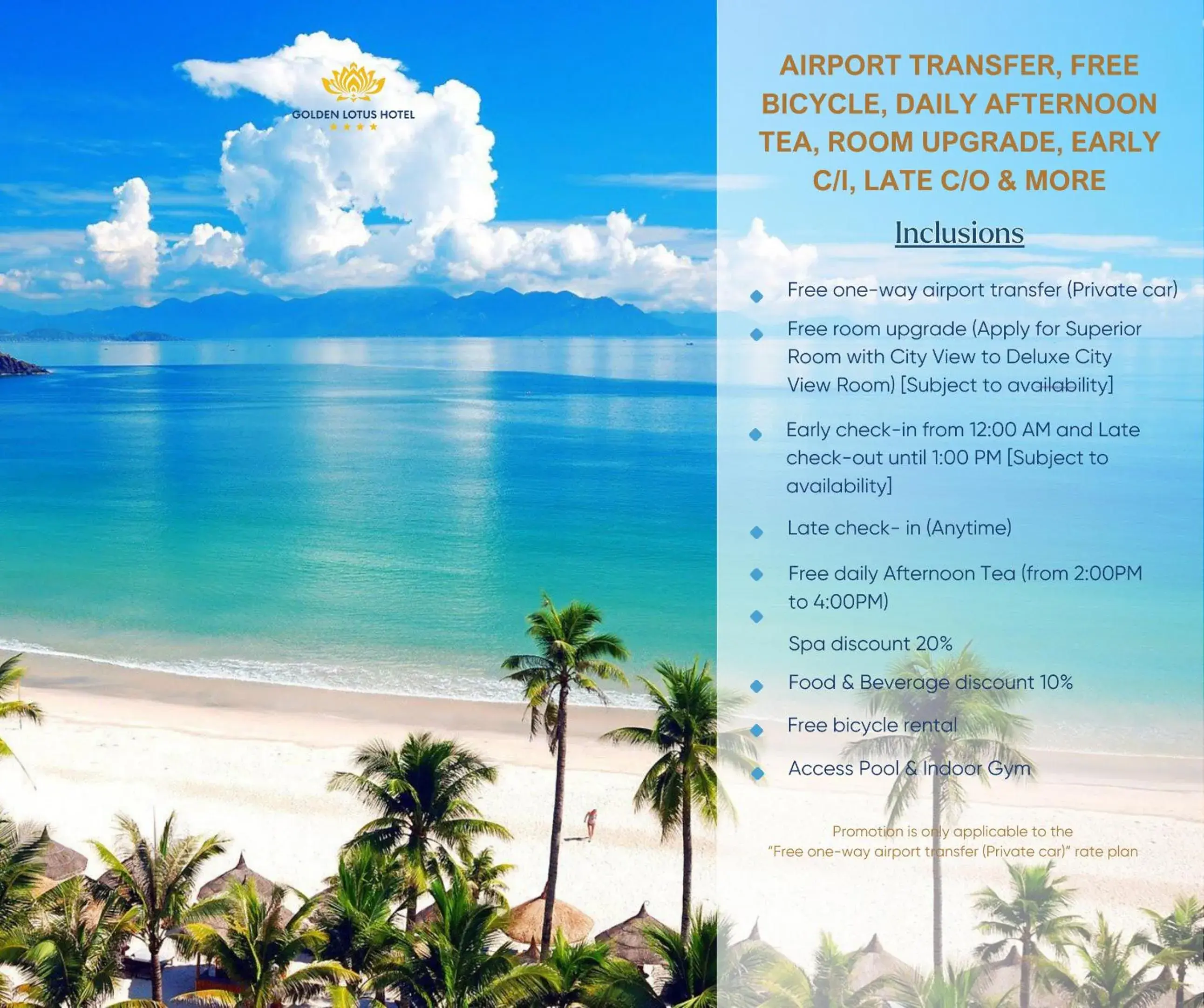 Superior Twin Room with City View - Afternoon Tea Included in Golden Lotus Hotel Da Nang - Rooftop Bar Sea View Superior Twin Room with City View - Afternoon Tea Included in Golden Lotus Hotel Da Nang - Rooftop Bar Sea View