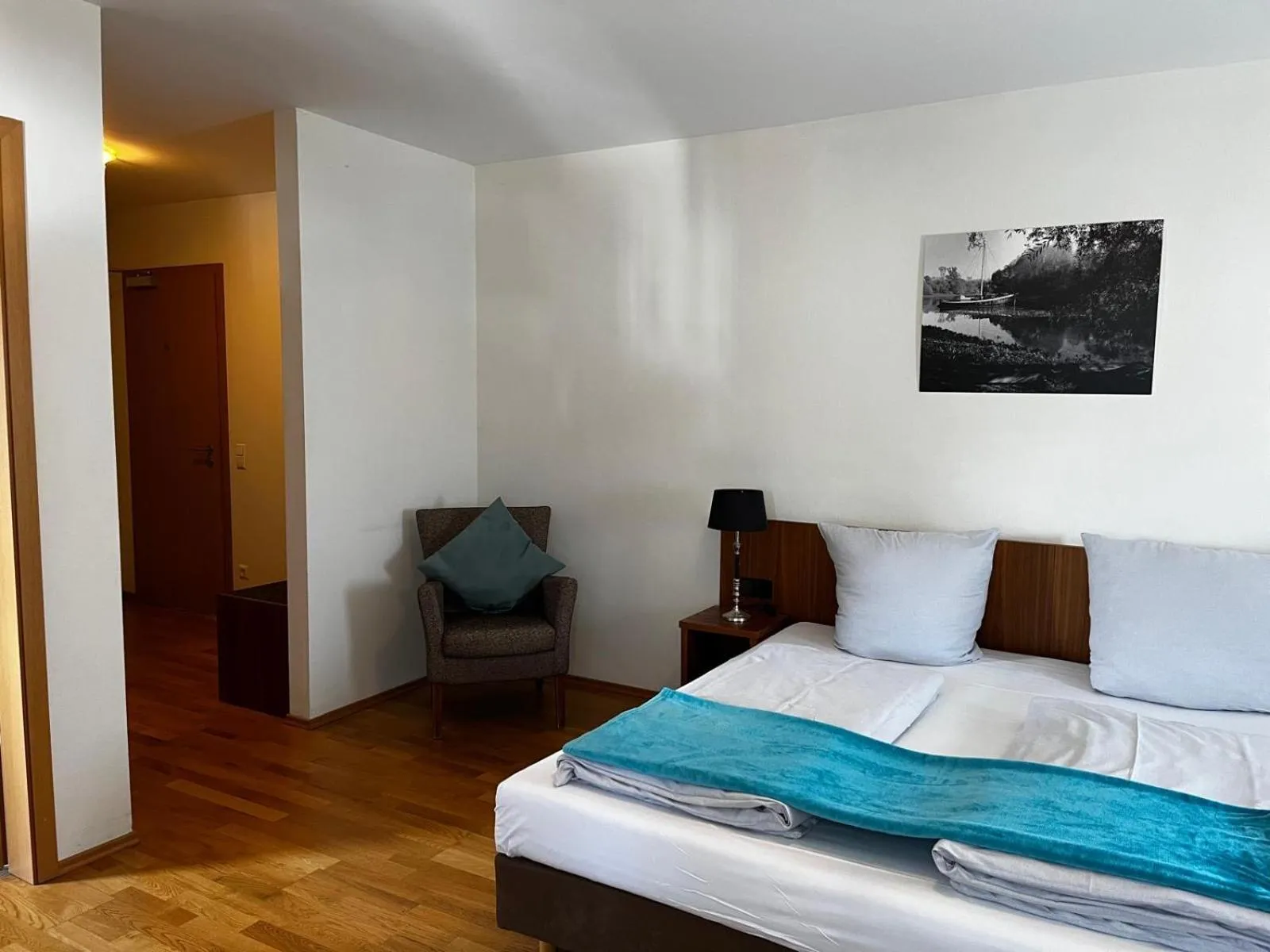 Bed in Landgasthof zur Sonne I Hotel & Restaurant