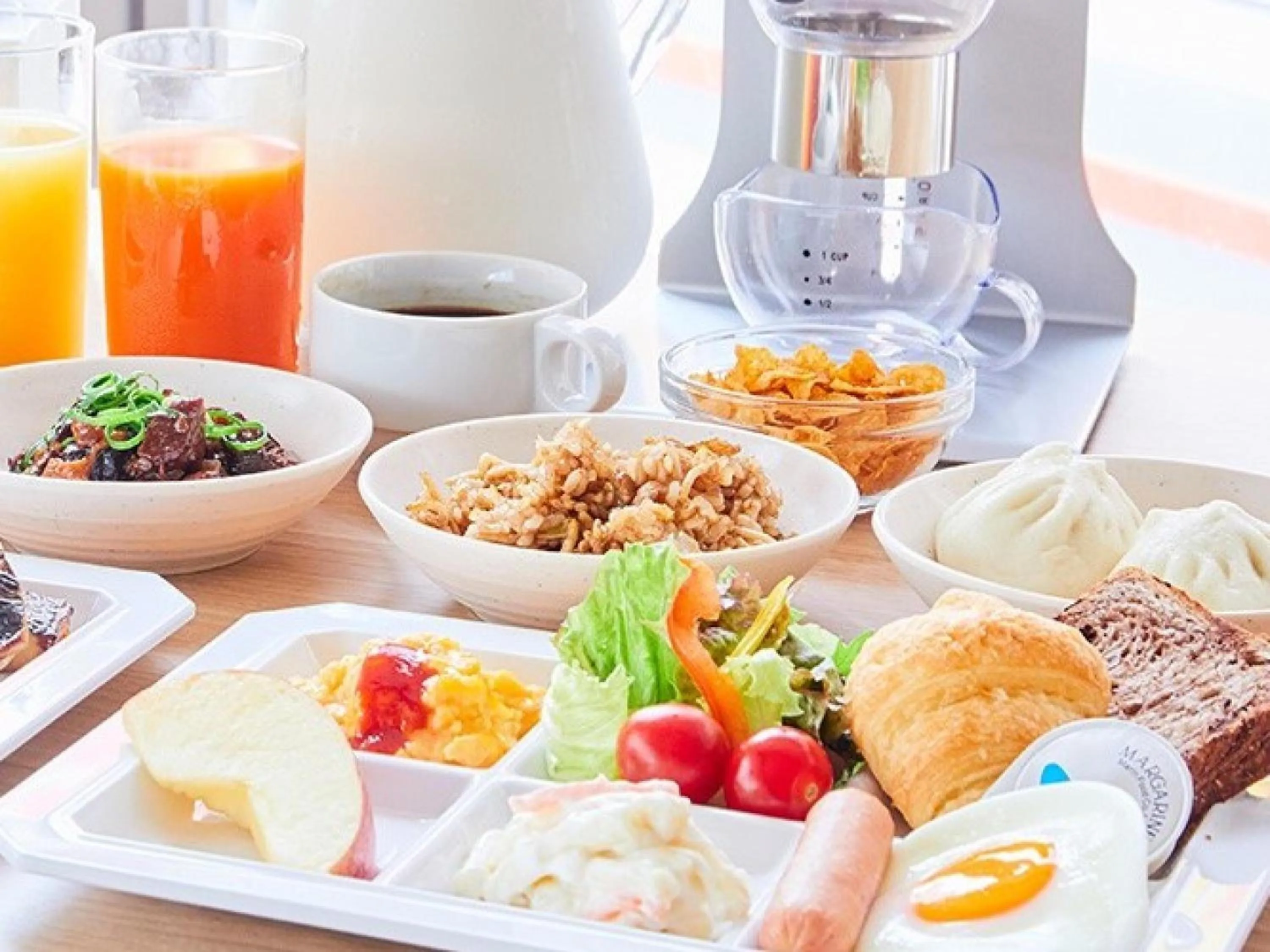 Buffet breakfast in KOKO HOTEL Hidatakayama - formaly Hotel Wing Hida Takayama