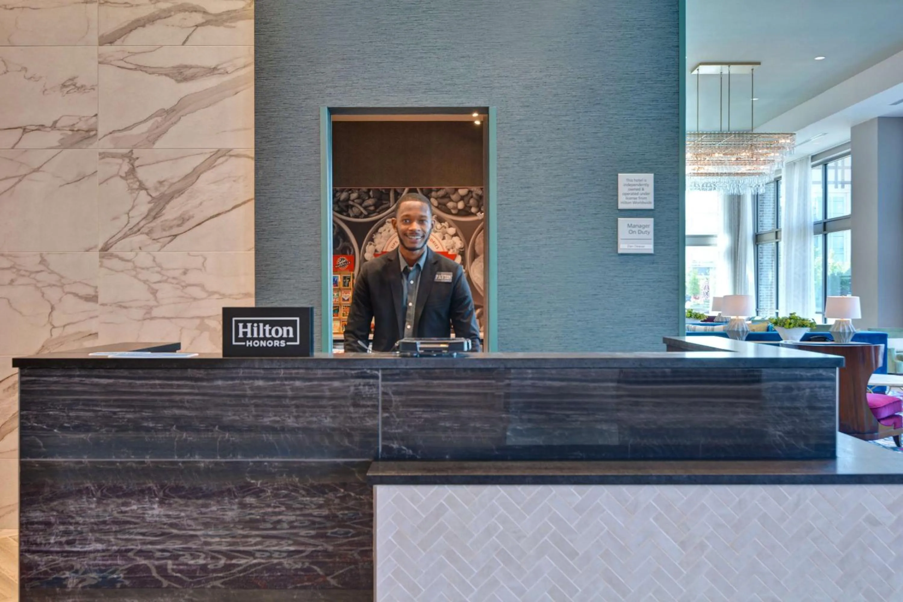 Lobby or reception in Hampton Inn & Suites Nashville Downtown Capitol View, Tn