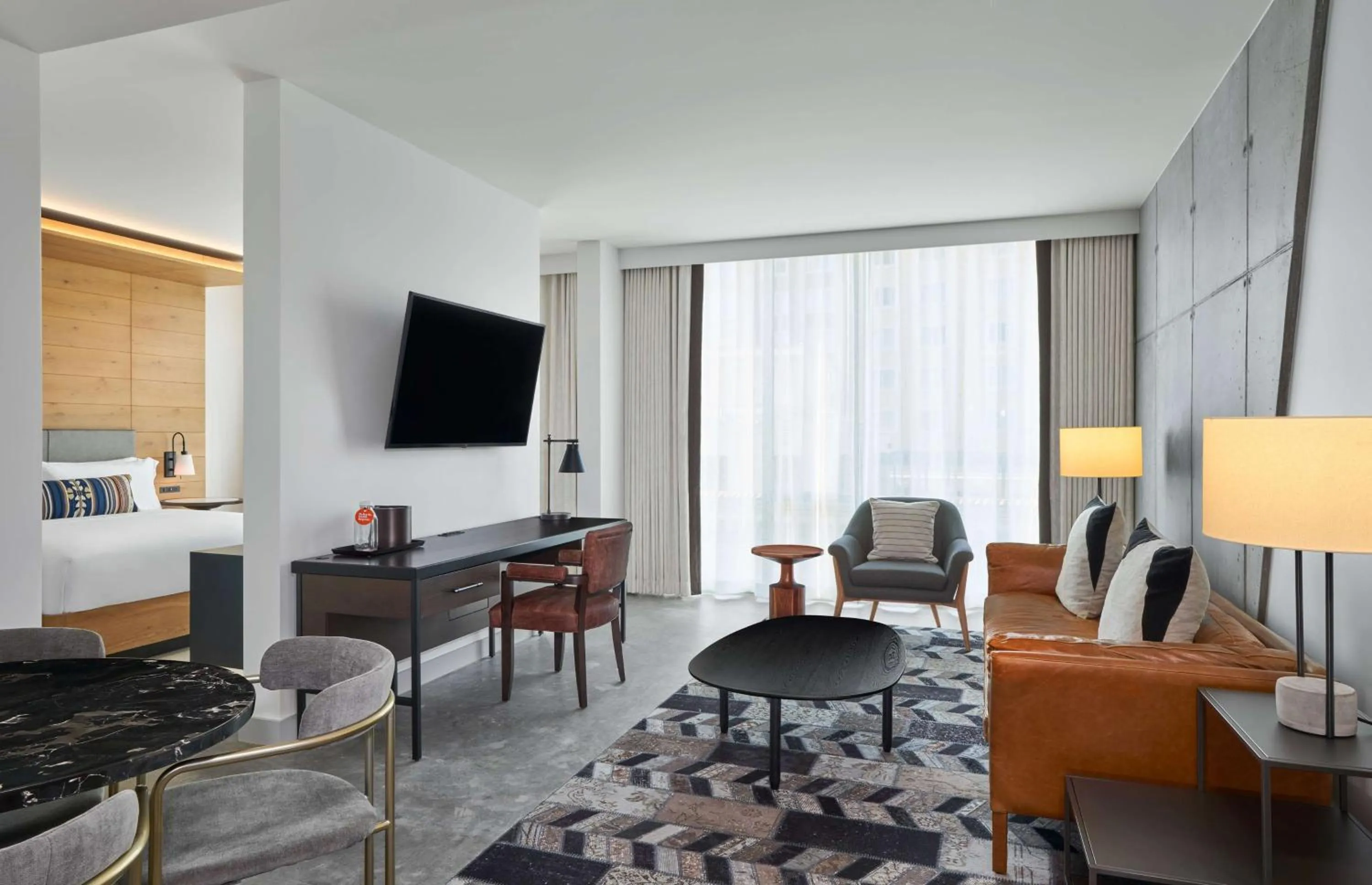 Living room in Canopy By Hilton San Antonio Riverwalk