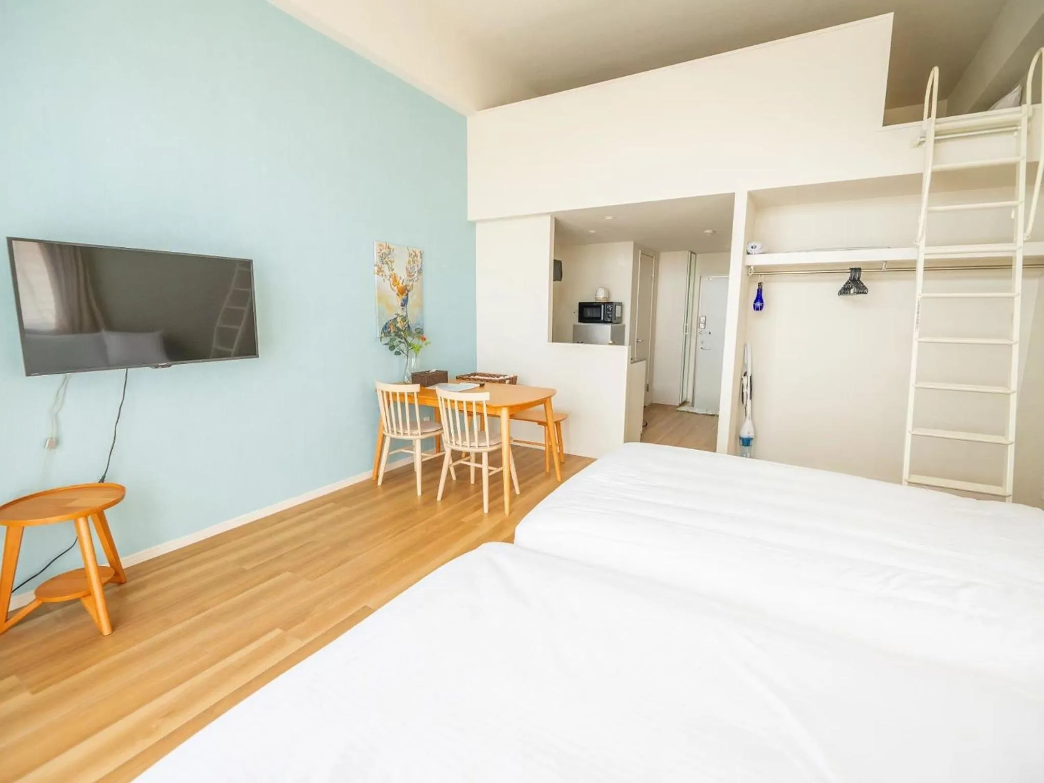 Bed in Hotel Tomas Asahibashi Station