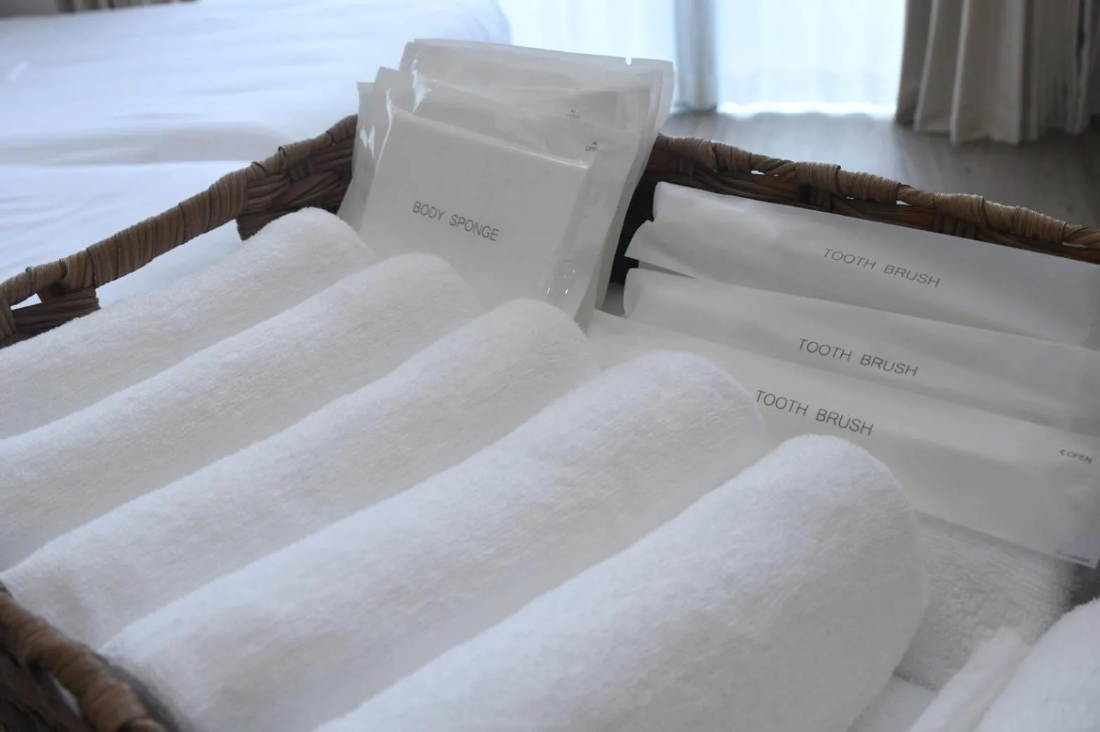 towels, Bed in Hotel Tomas Asahibashi Station