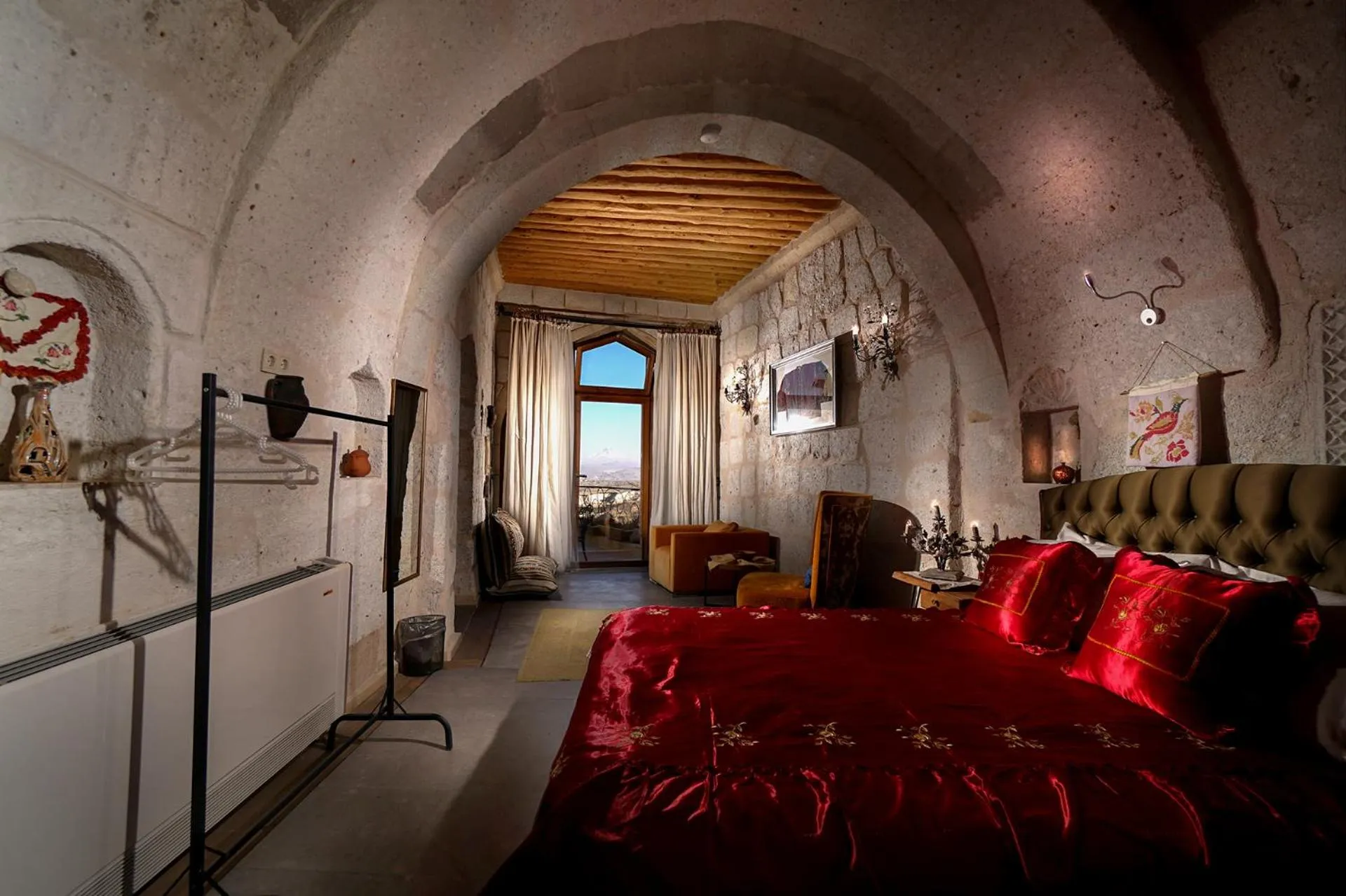 Bed in Pigeon Hotel Cappadocia