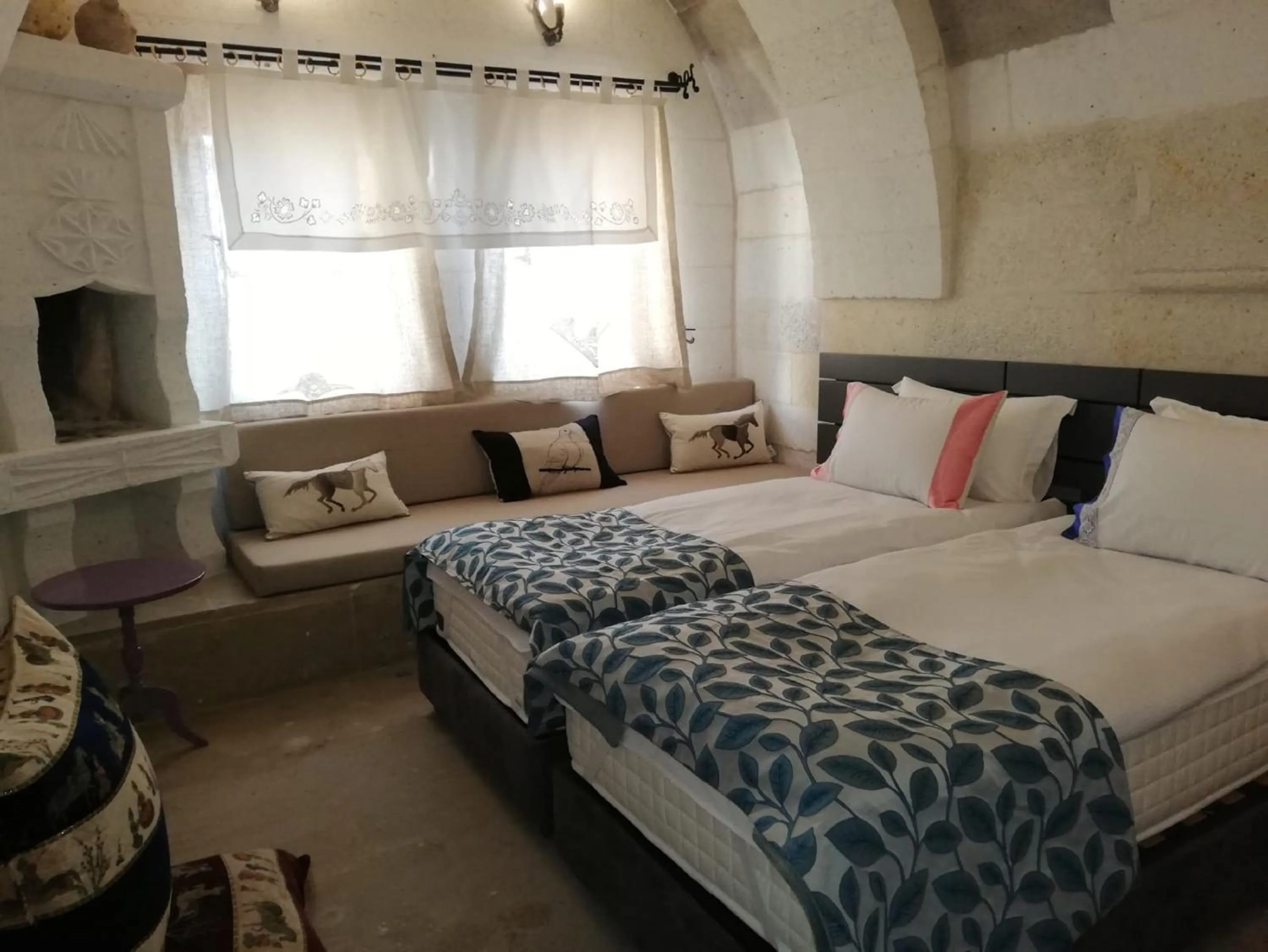 Bed in Pigeon Hotel Cappadocia