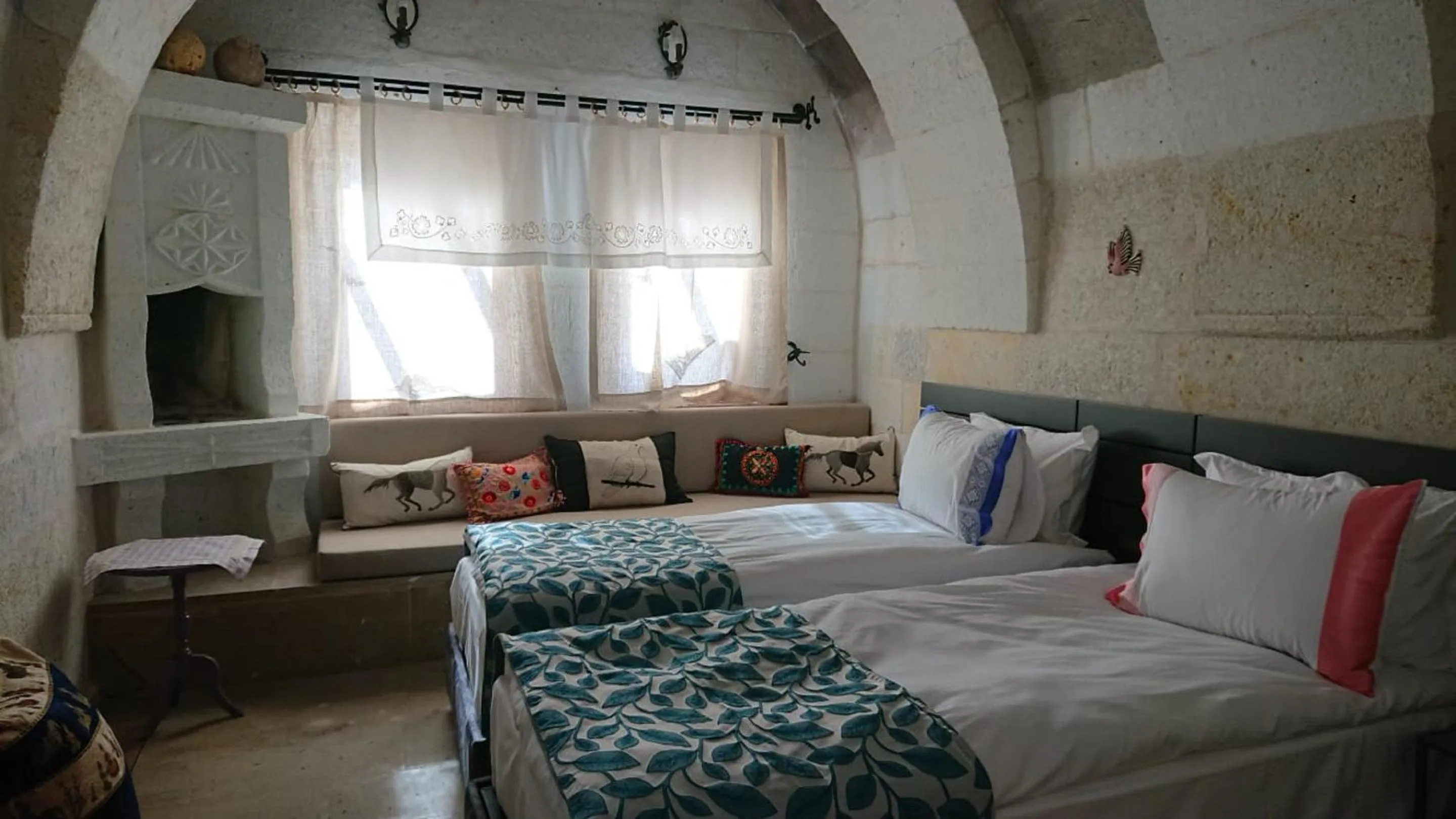 Bed in Pigeon Hotel Cappadocia