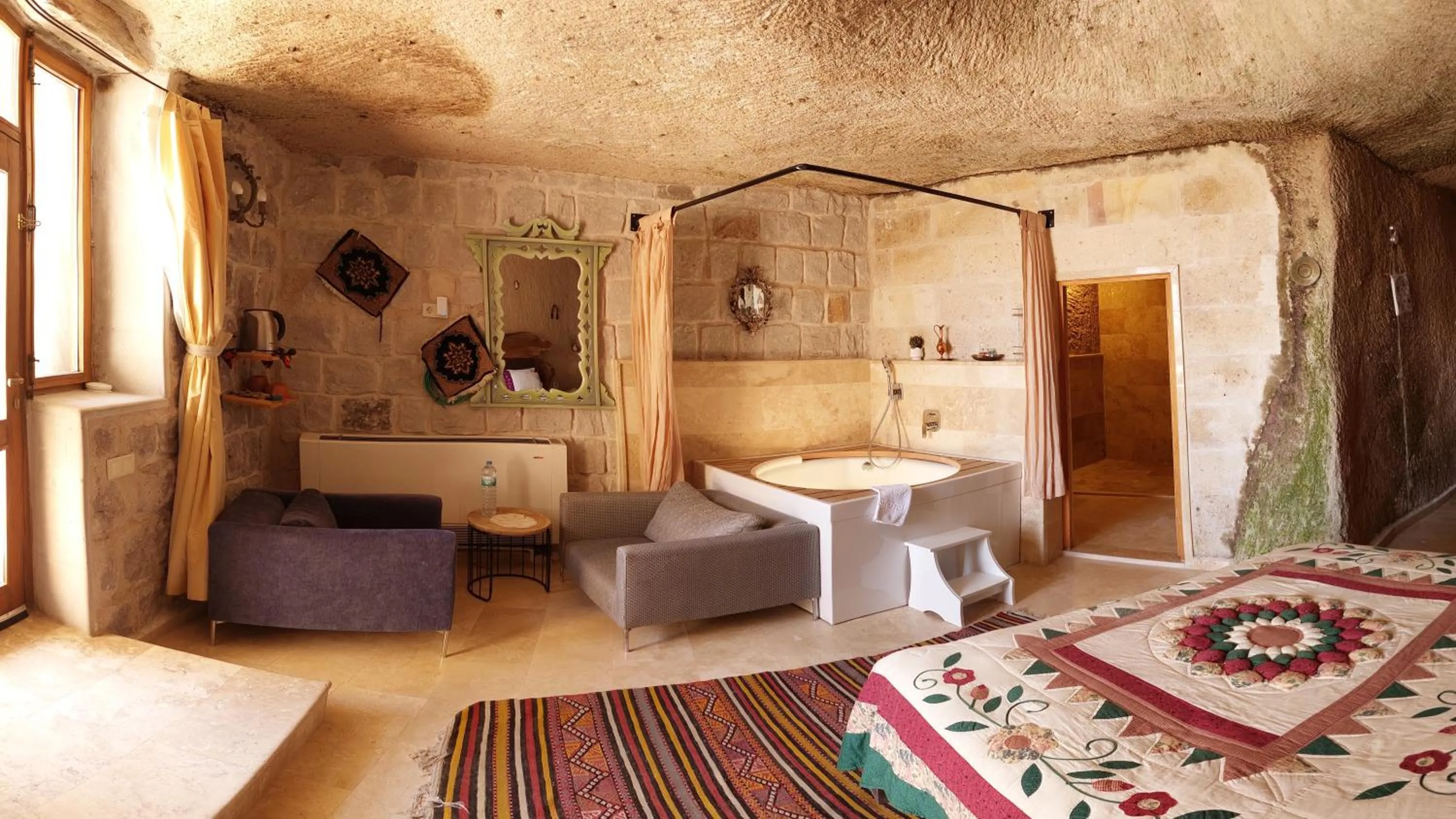 Bed in Pigeon Hotel Cappadocia