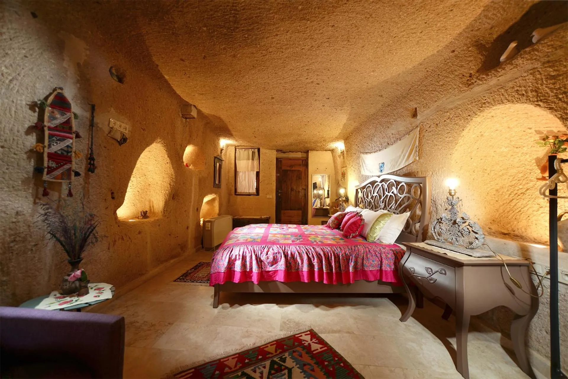 Bed in Pigeon Hotel Cappadocia