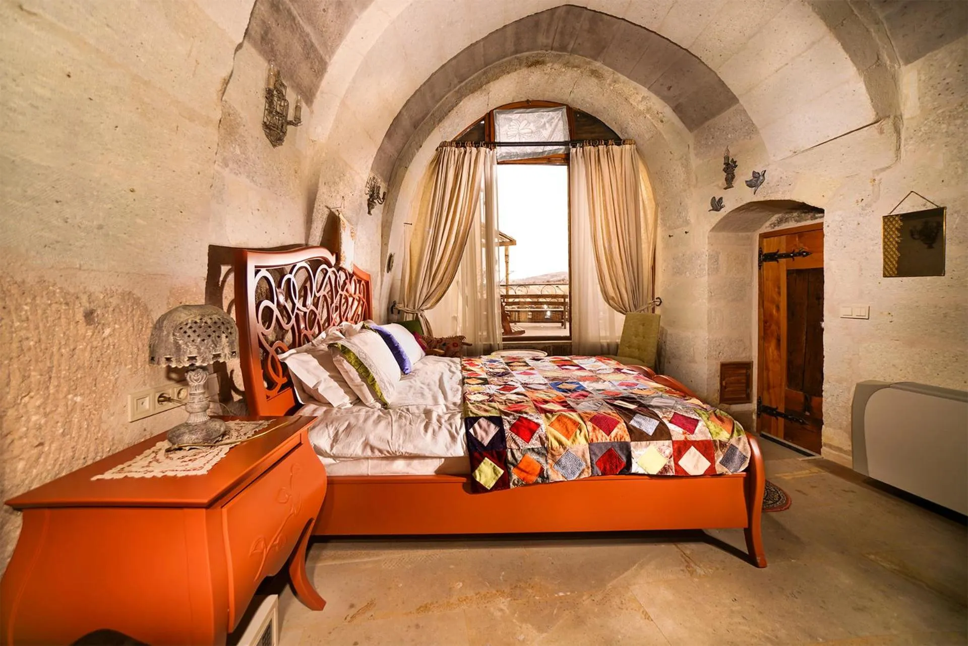Bed in Pigeon Hotel Cappadocia