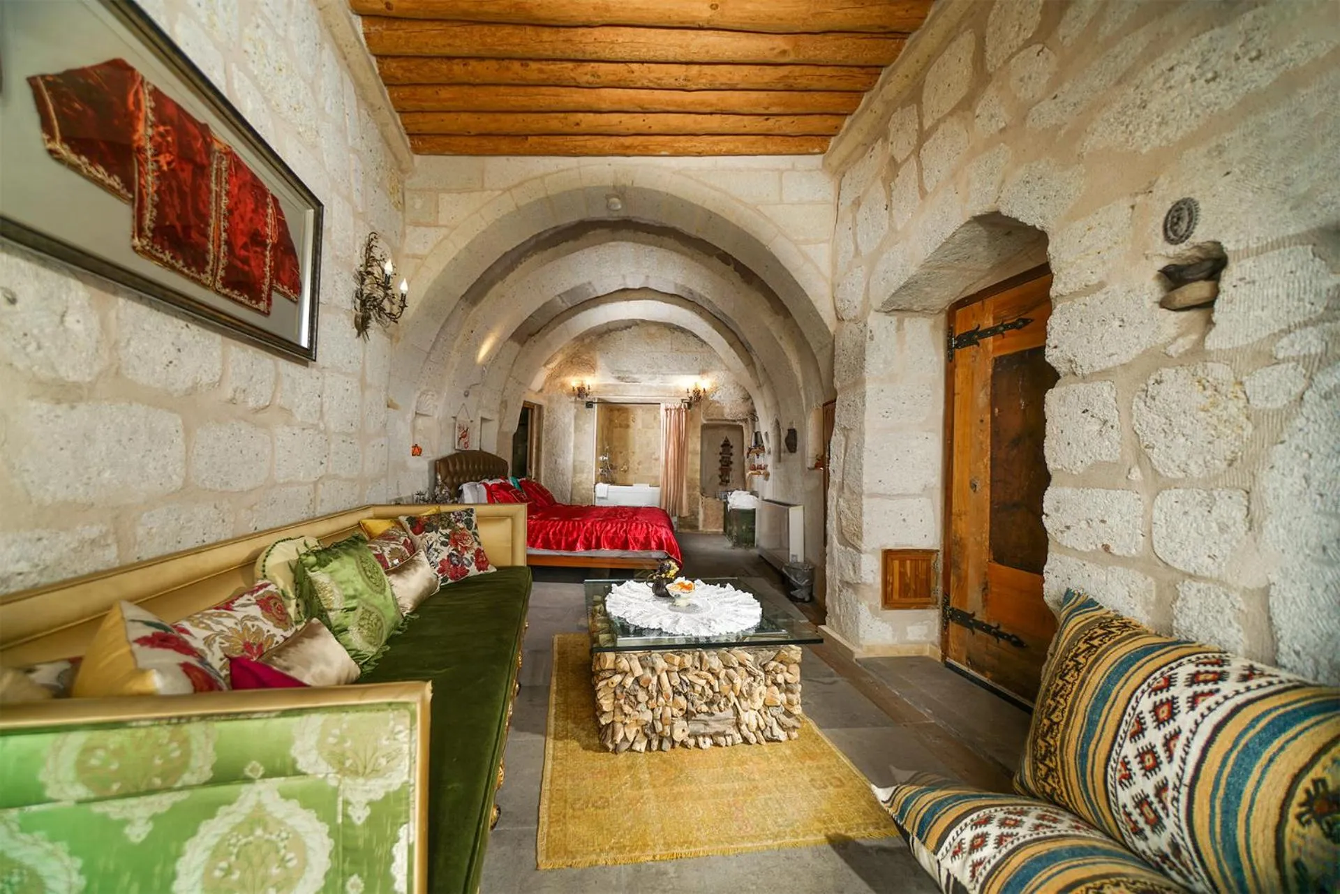 Bed in Pigeon Hotel Cappadocia